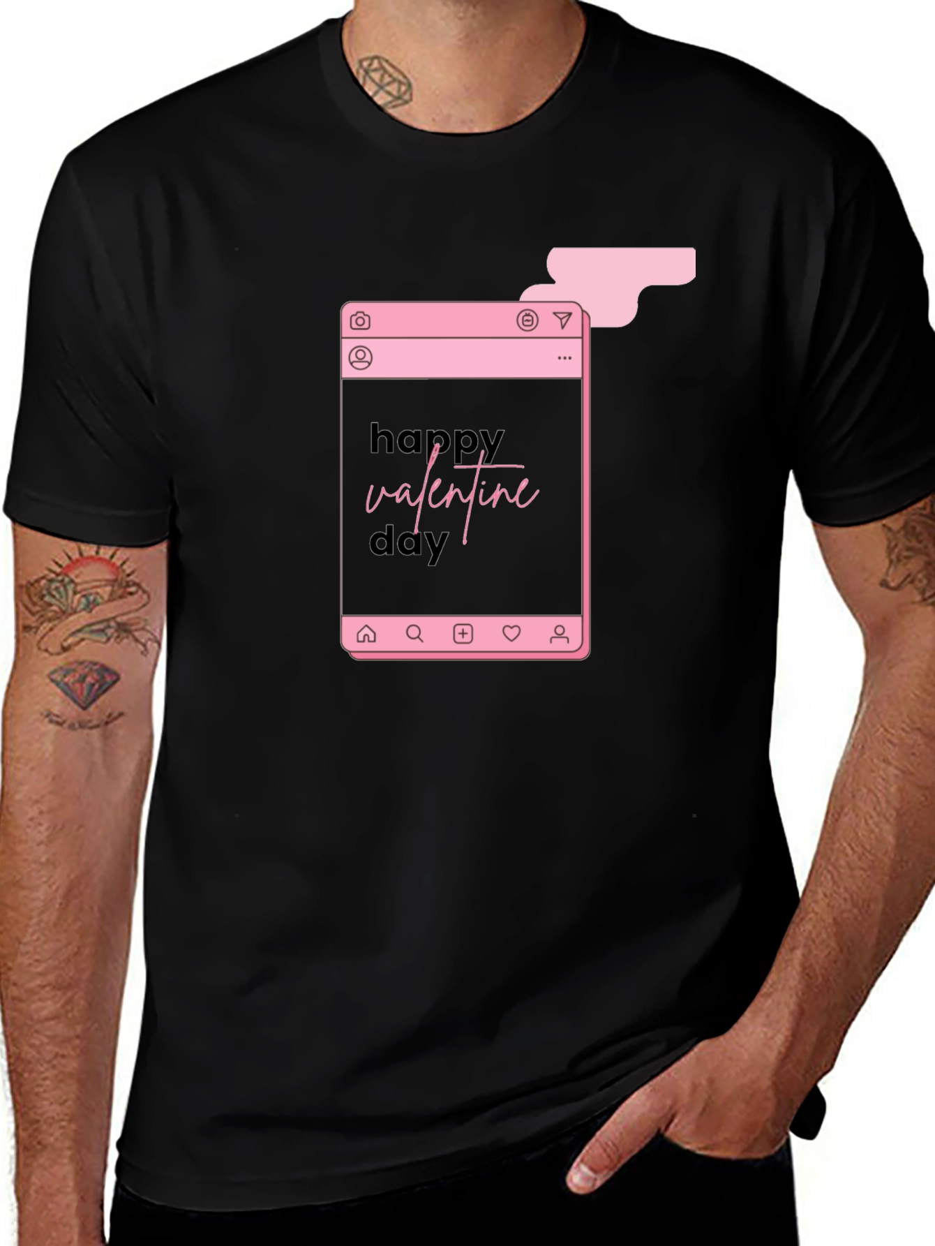 Happy Valentines Day Instagram T-Shirt