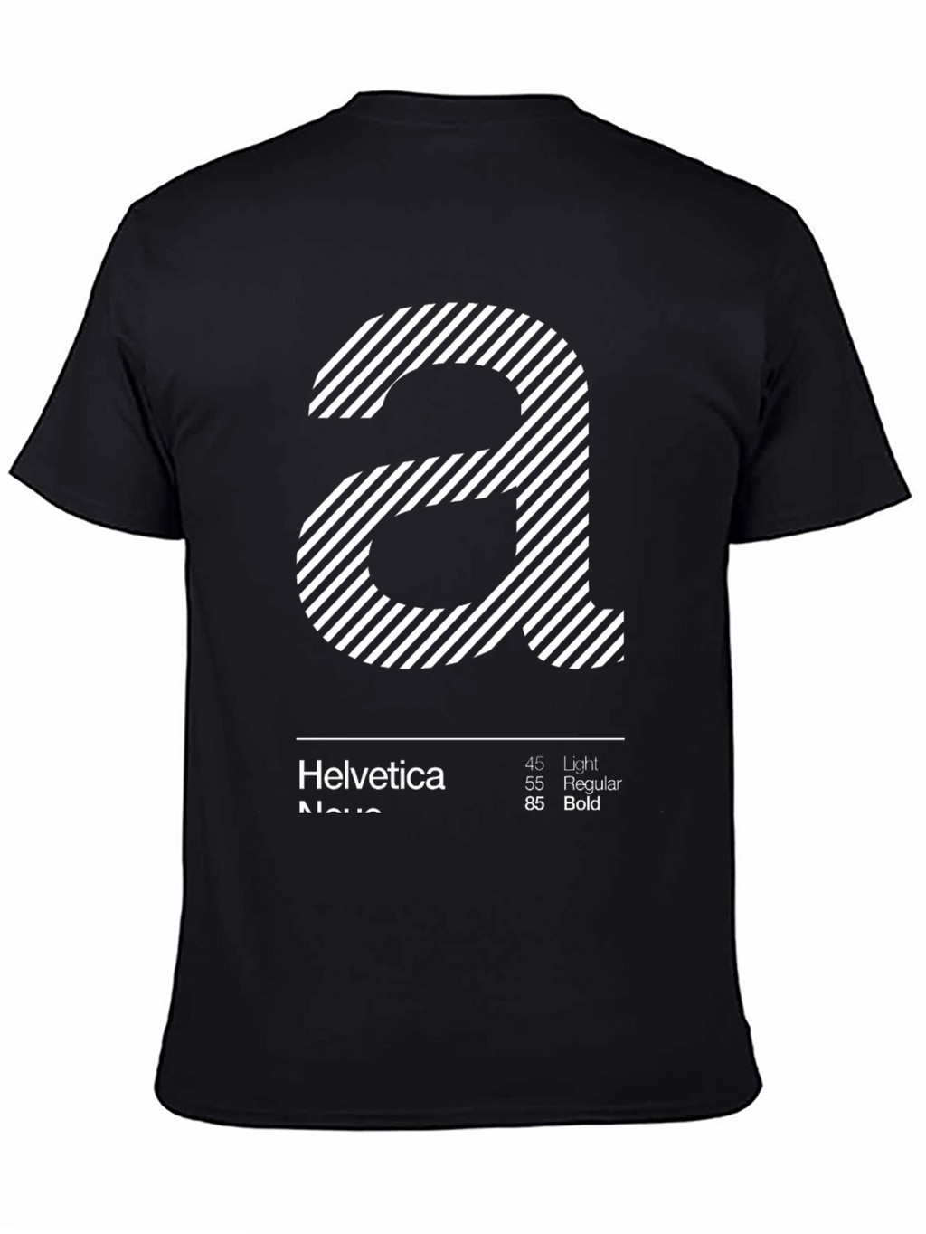 Helvetica Neue Font T-Shirt - Graphic Design Tee