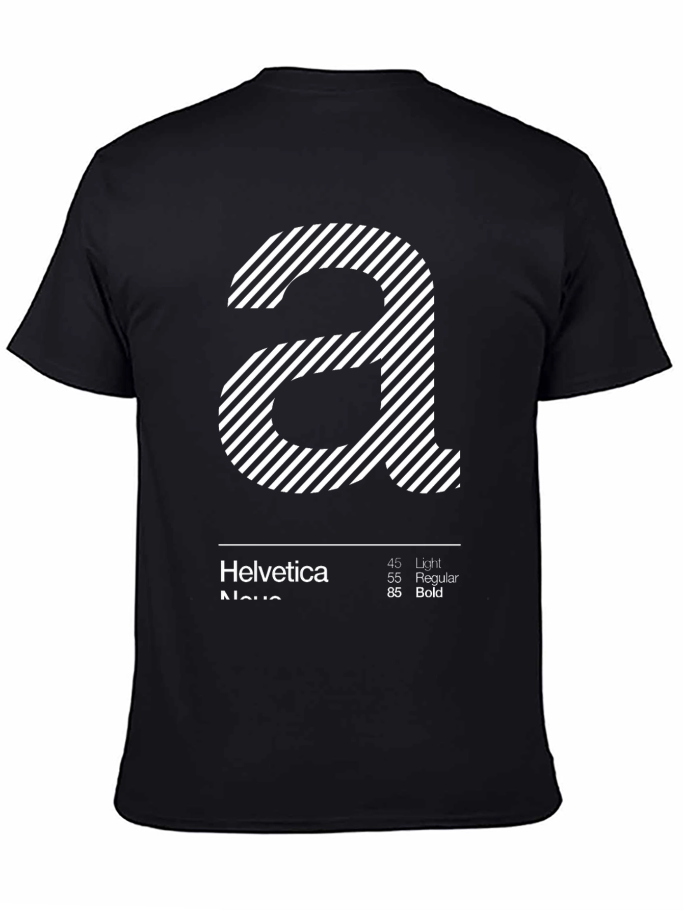 Helvetica Neue Font T-Shirt - Graphic Design Tee
