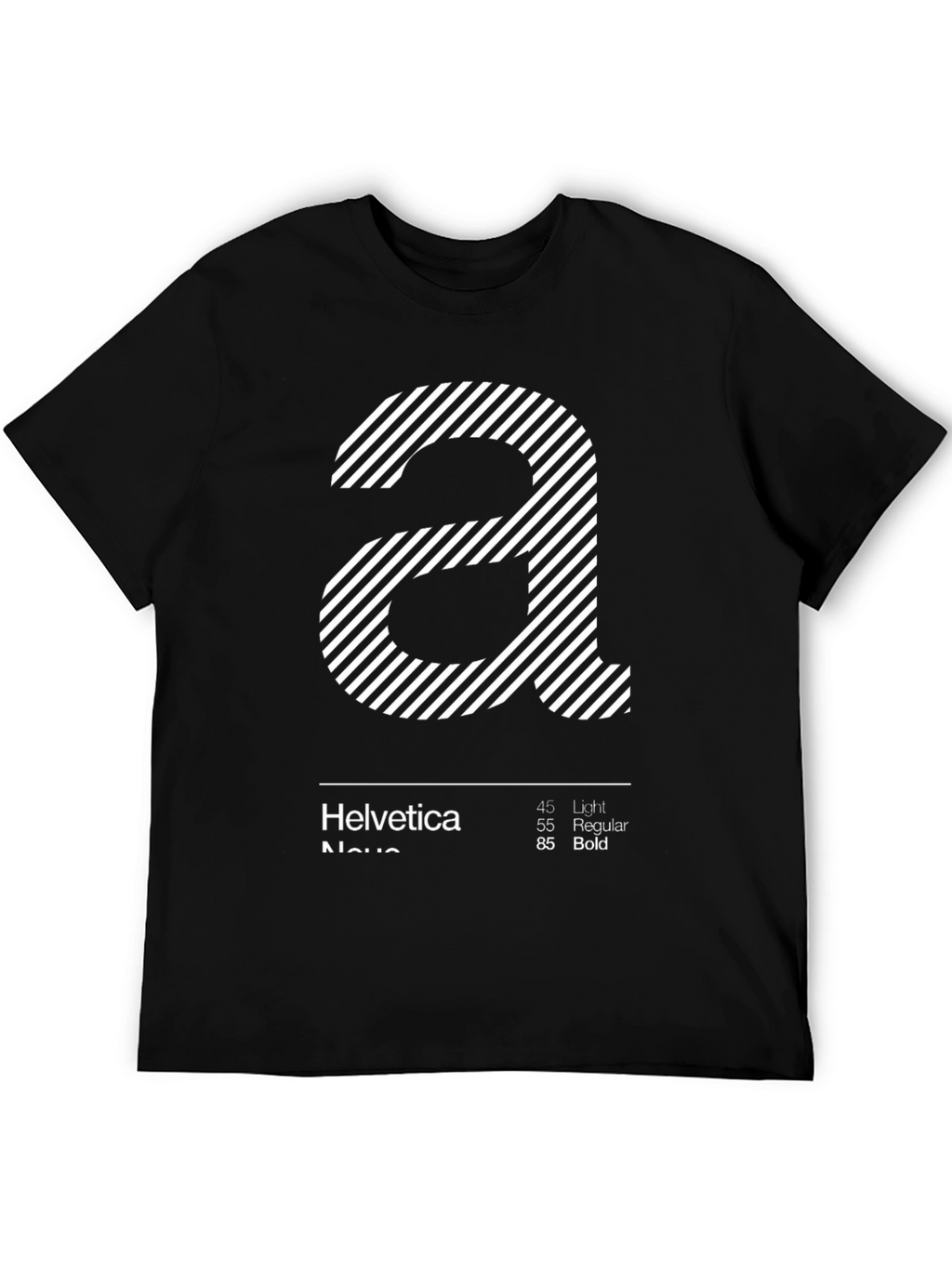 Helvetica Neue Font T-Shirt - Graphic Design Tee