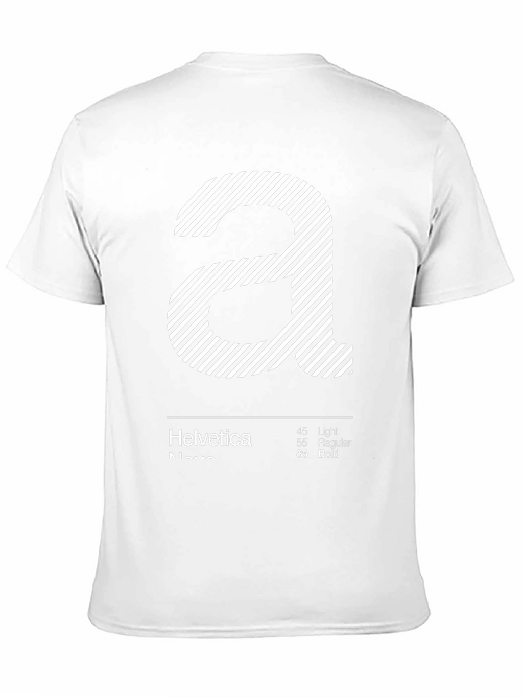 Helvetica Neue Font T-Shirt - Graphic Design Tee