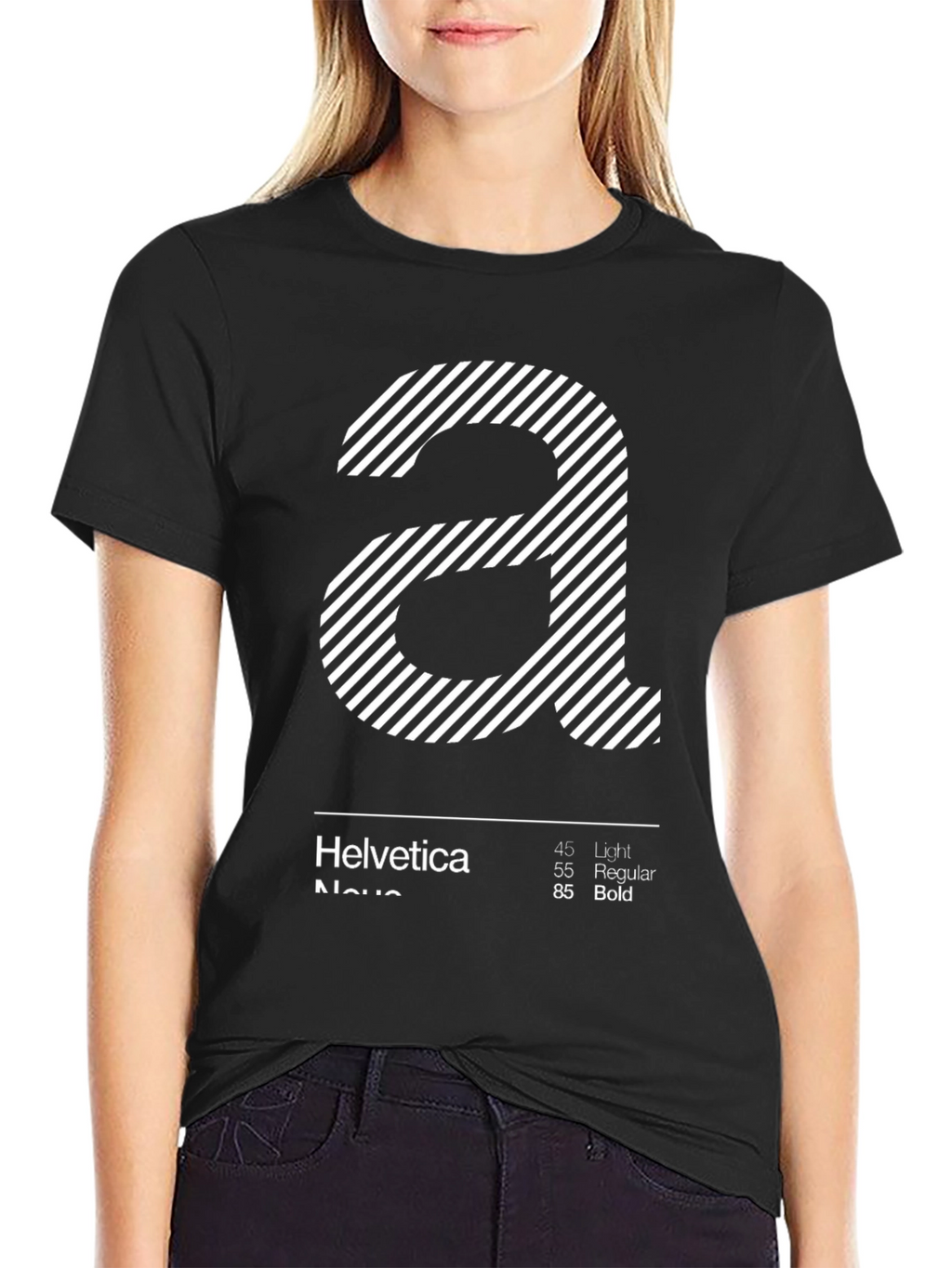 Helvetica Neue Font T-Shirt - Graphic Design Tee
