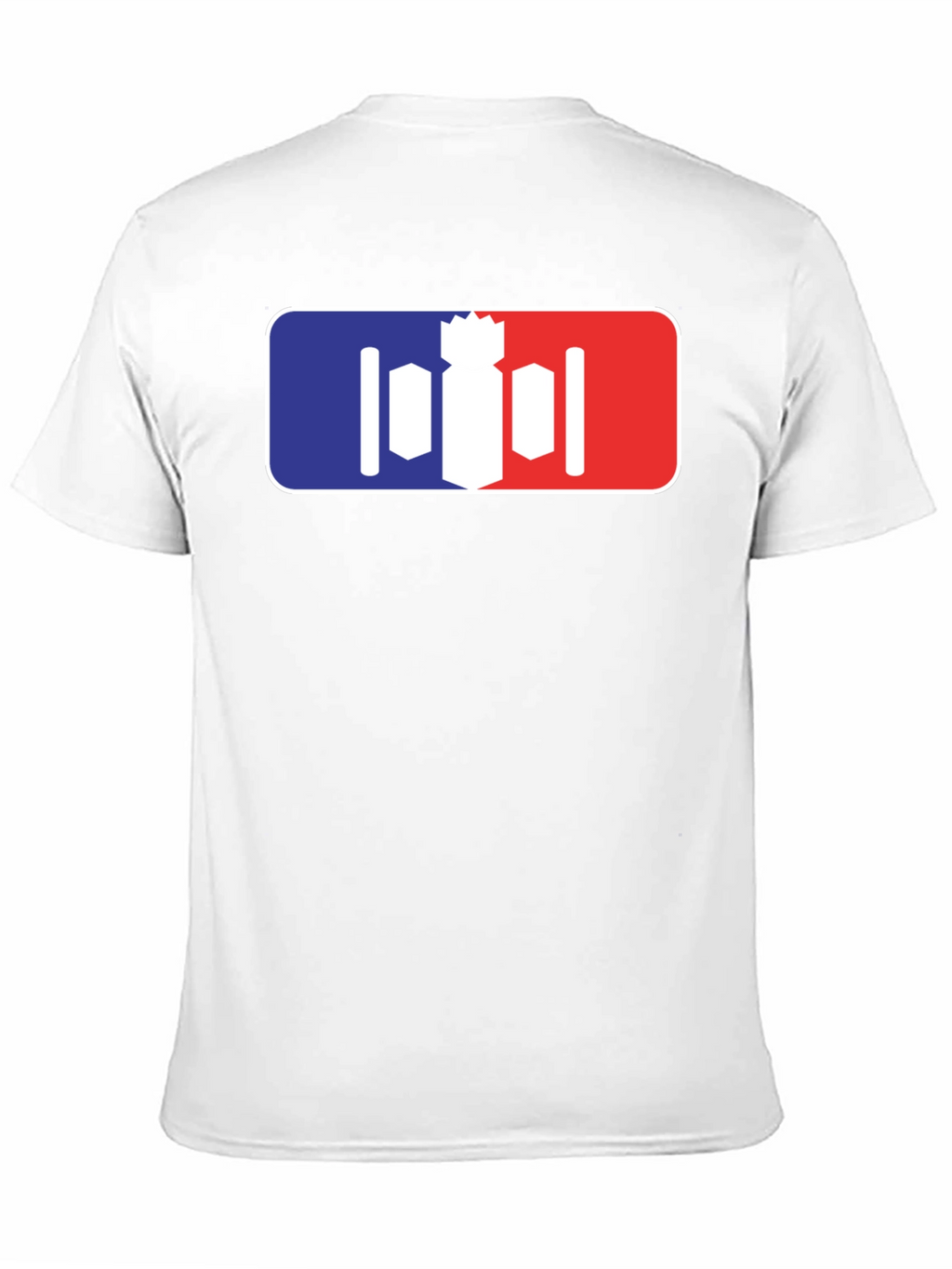 Unique Bomber T-Shirt - Red White and Blue Design