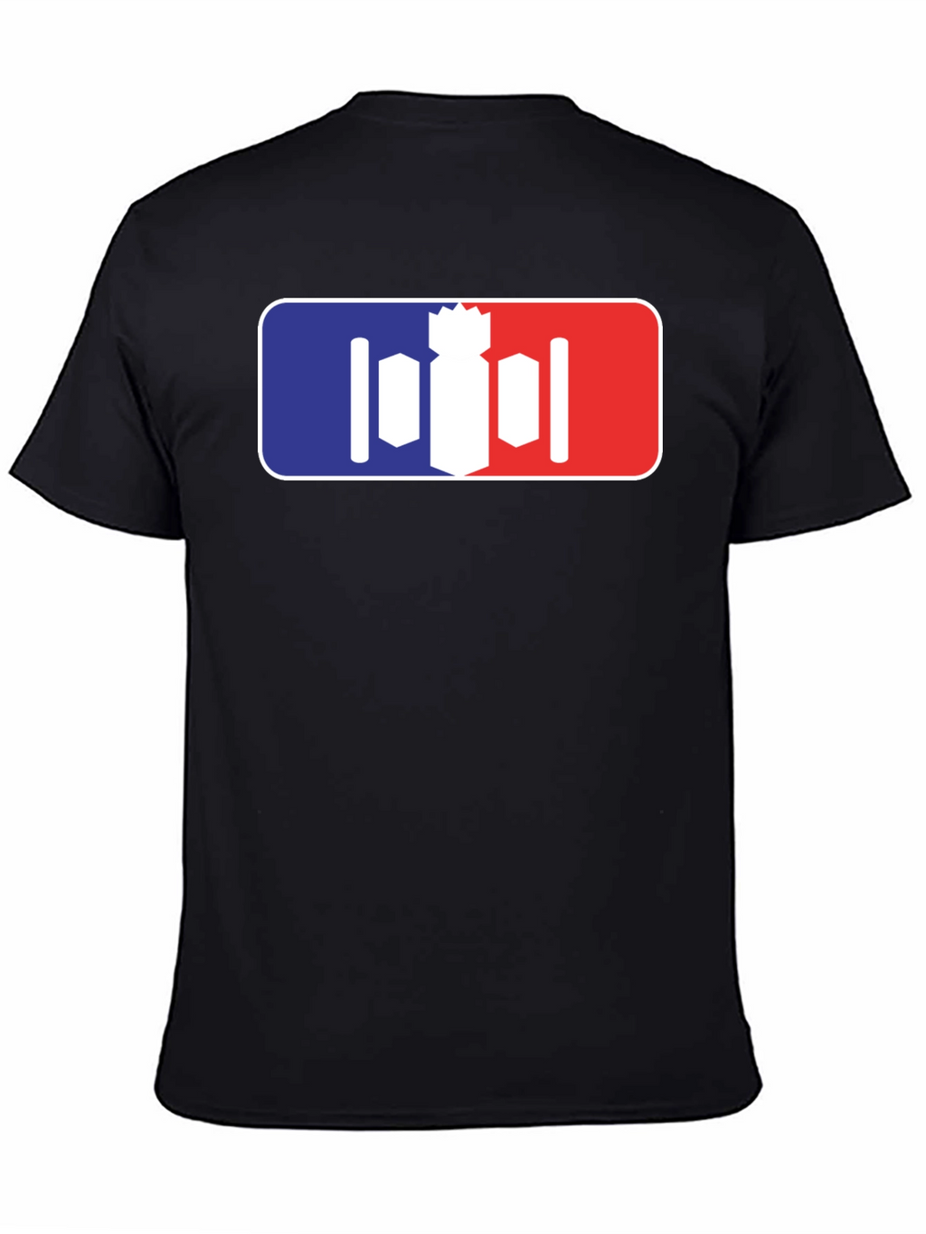 Unique Bomber T-Shirt - Red White and Blue Design