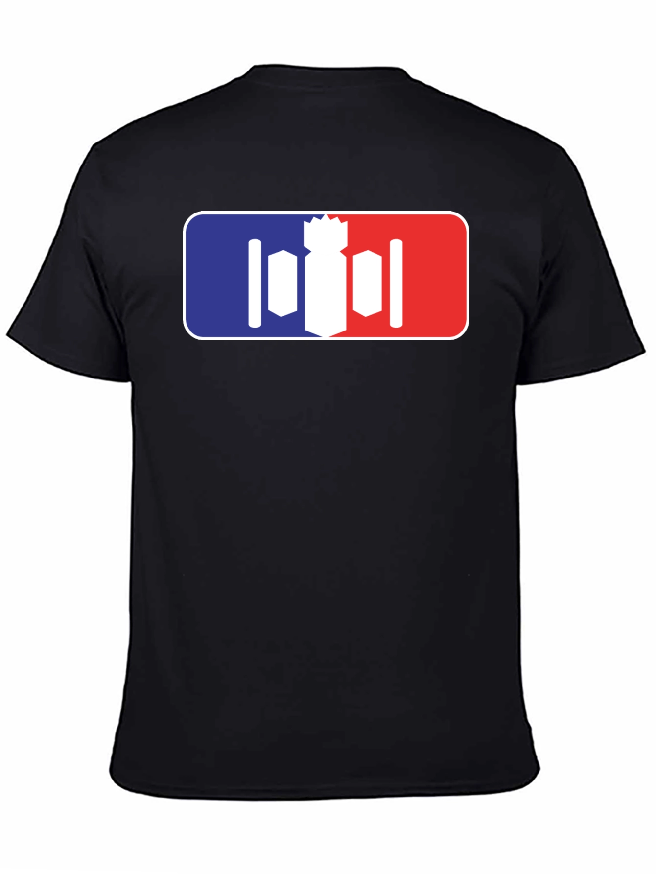 Unique Bomber T-Shirt - Red White and Blue Design