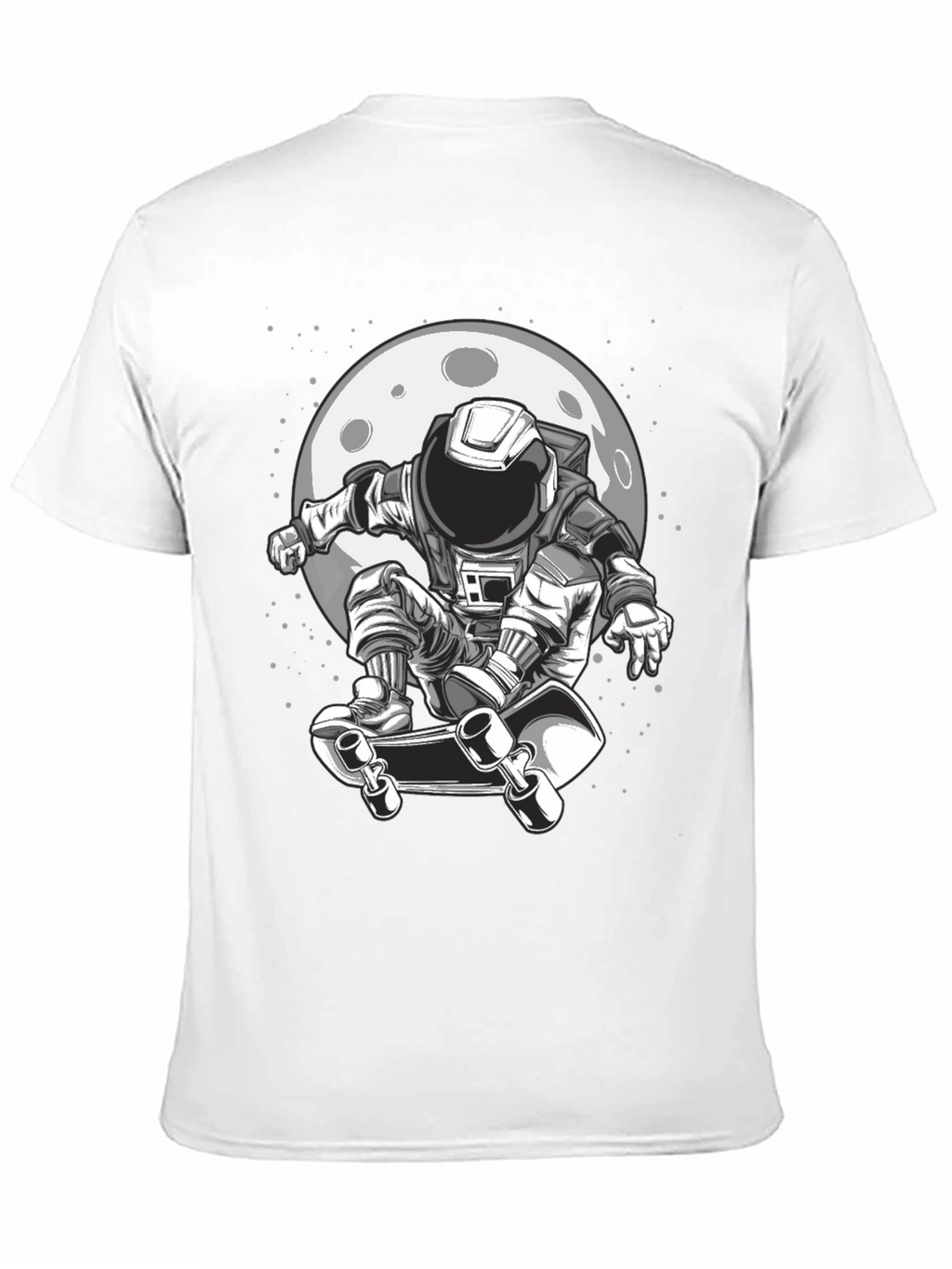 Astronaut Skateboarder Graphic Tee