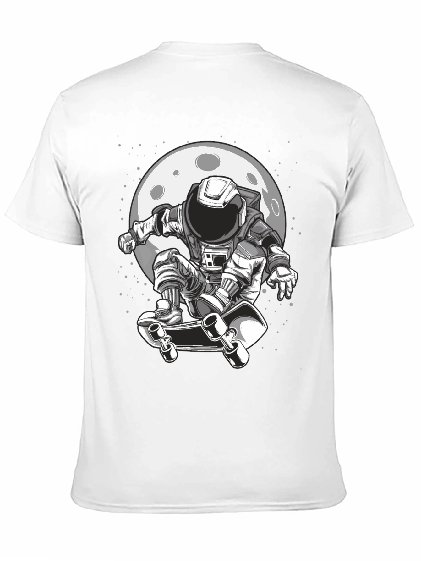 Astronaut Skateboarder Graphic Tee