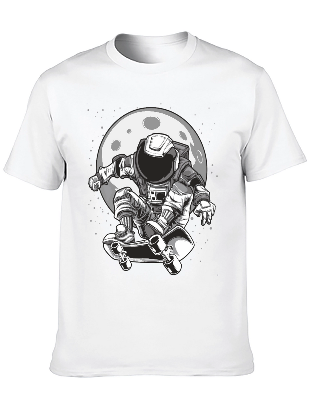 Astronaut Skateboarder Graphic Tee