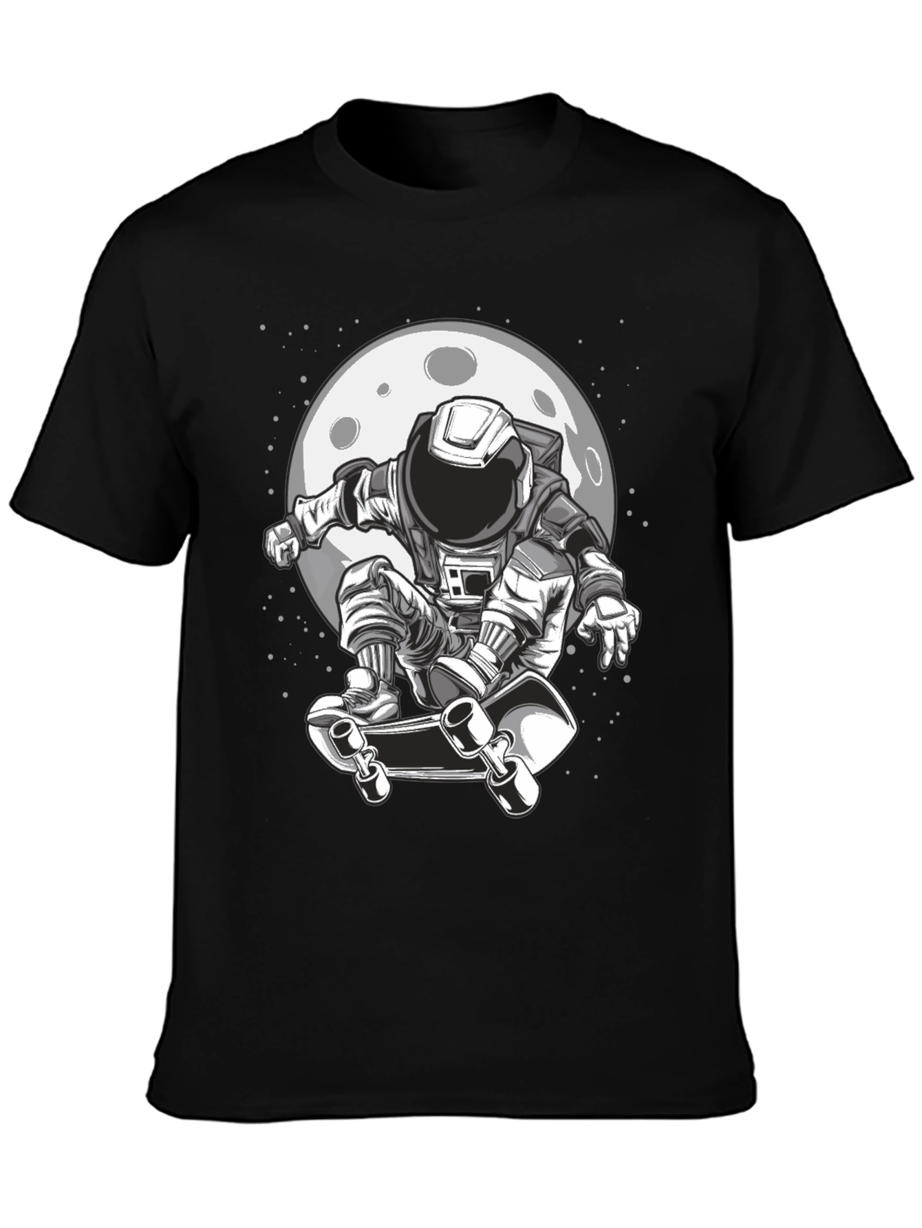 Astronaut Skateboarder Graphic Tee