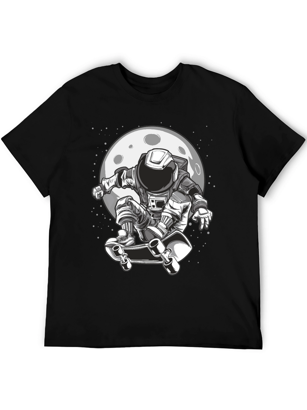 Astronaut Skateboarder Graphic Tee