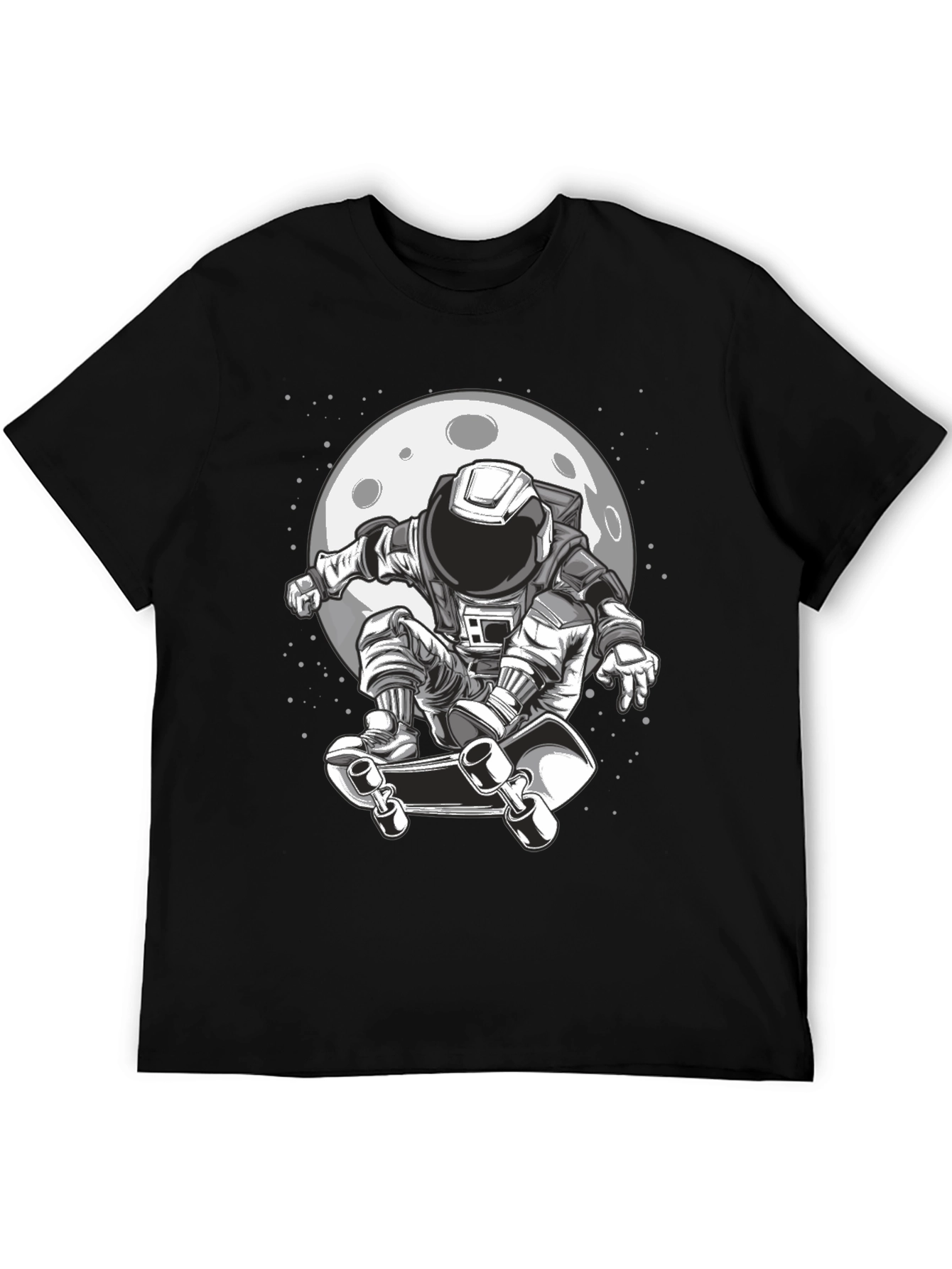 Astronaut Skateboarder Graphic Tee