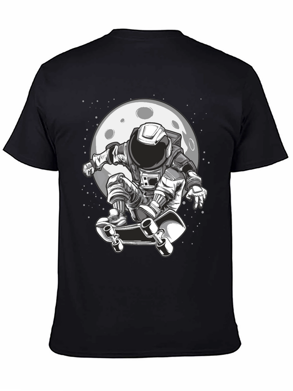 Astronaut Skateboarder Graphic Tee
