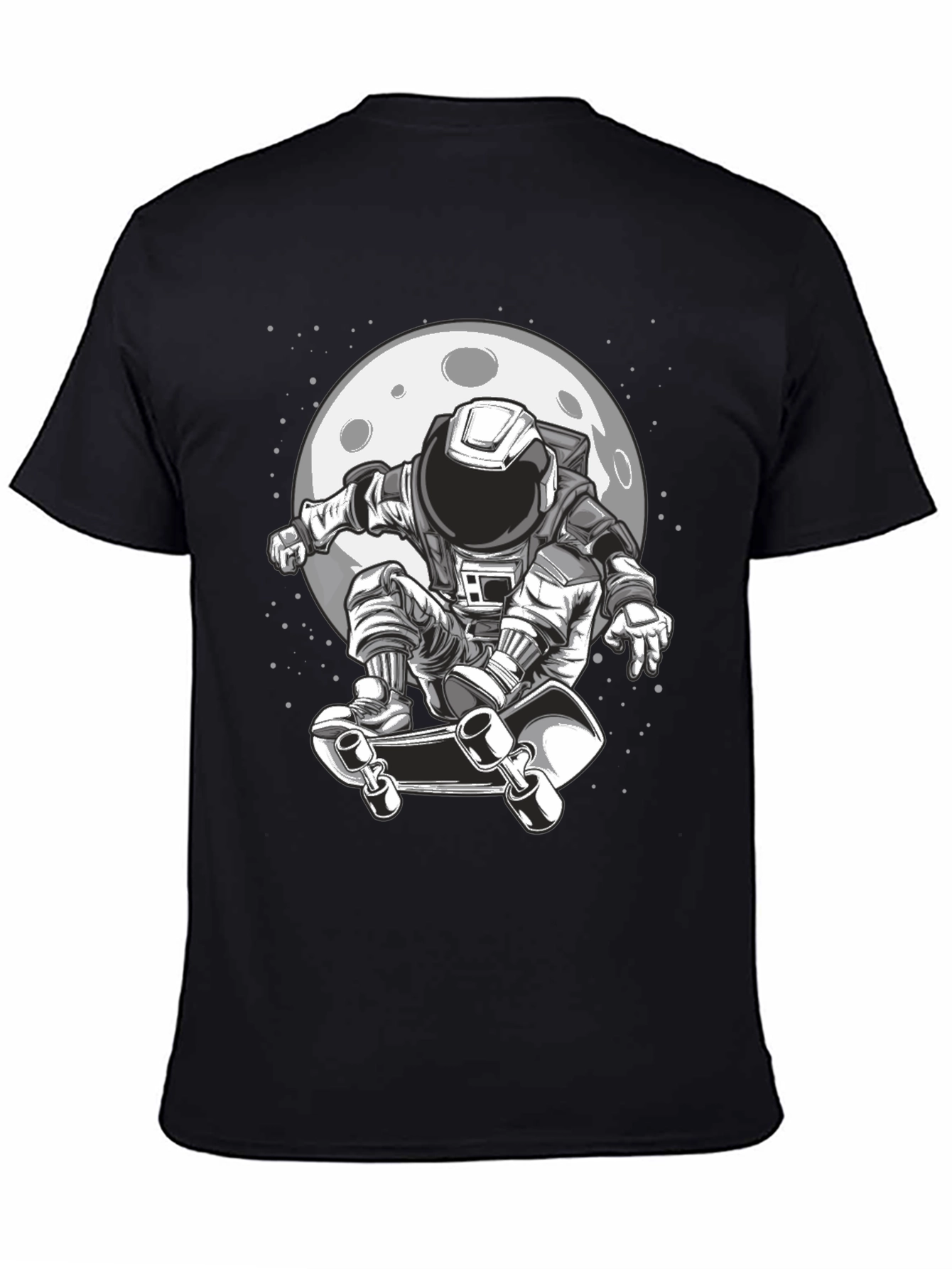 Astronaut Skateboarder Graphic Tee