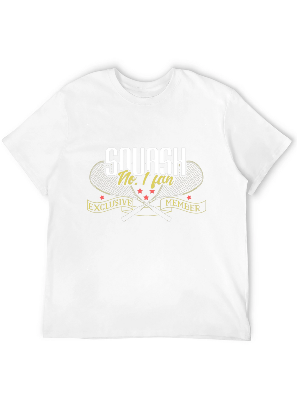 Squash No. 1 Fan Black T-Shirt Exclusive Member Design