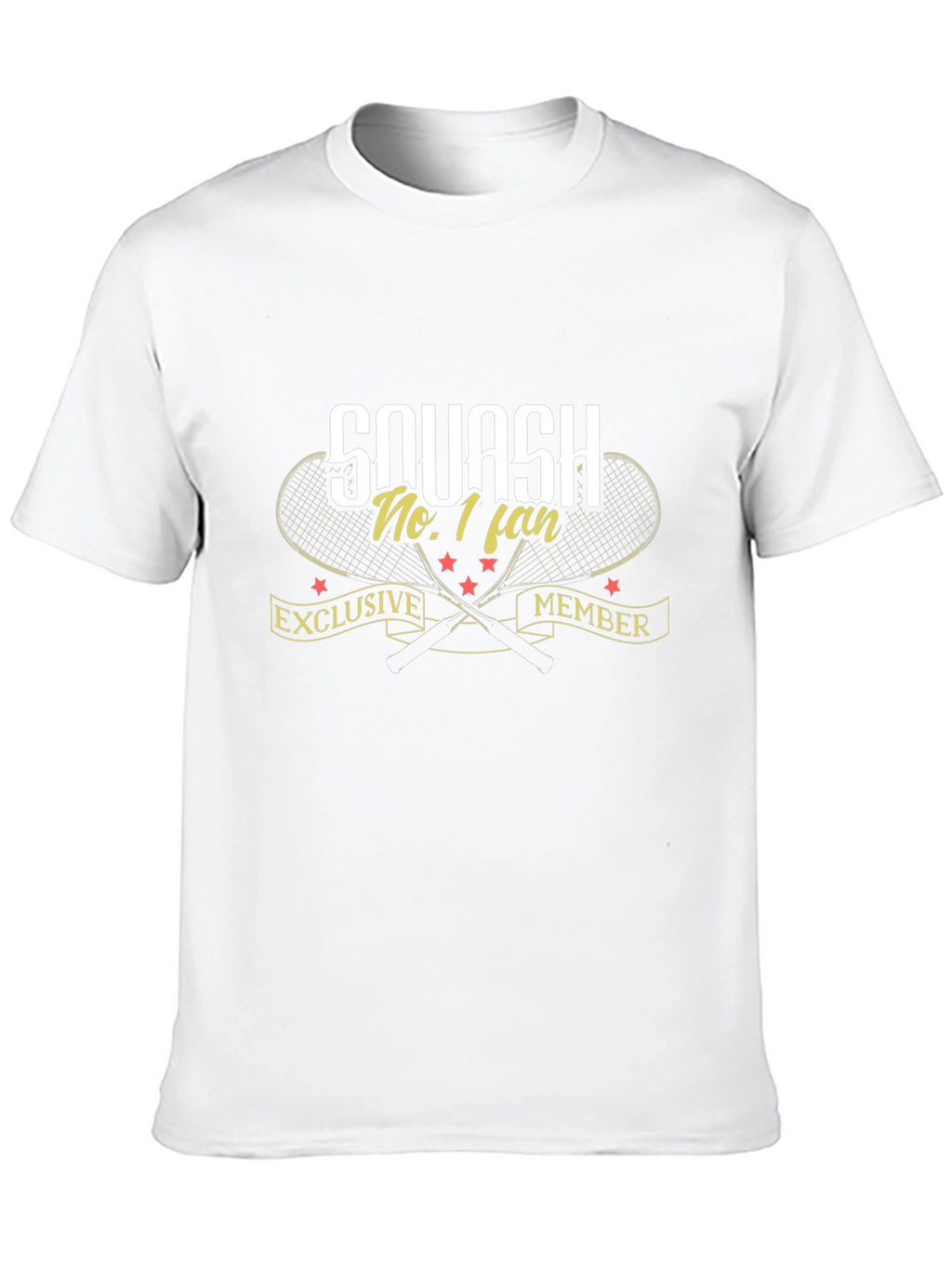Squash No. 1 Fan Black T-Shirt Exclusive Member Design