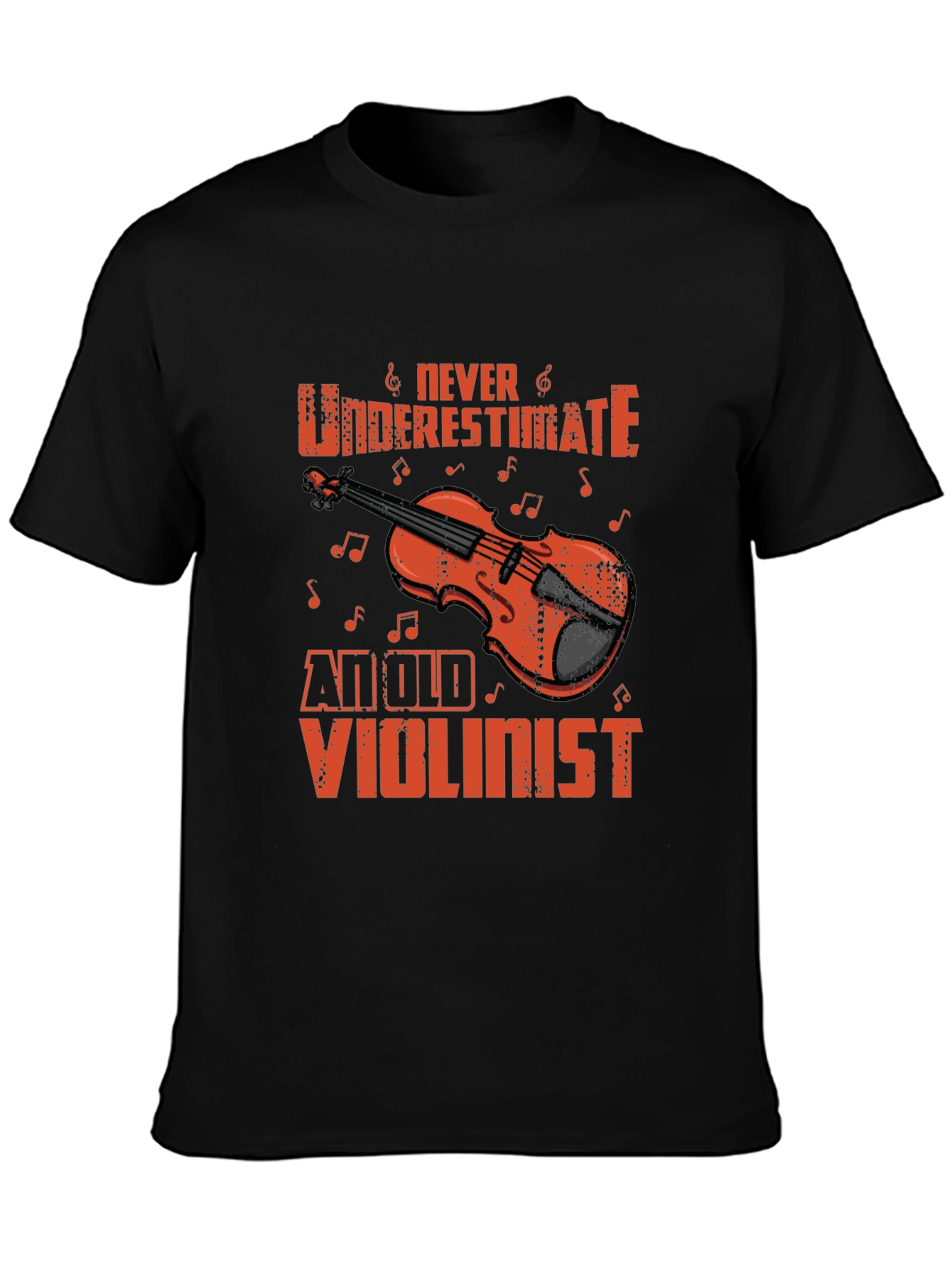 Never Underestimate an Old Violinist T-Shirt