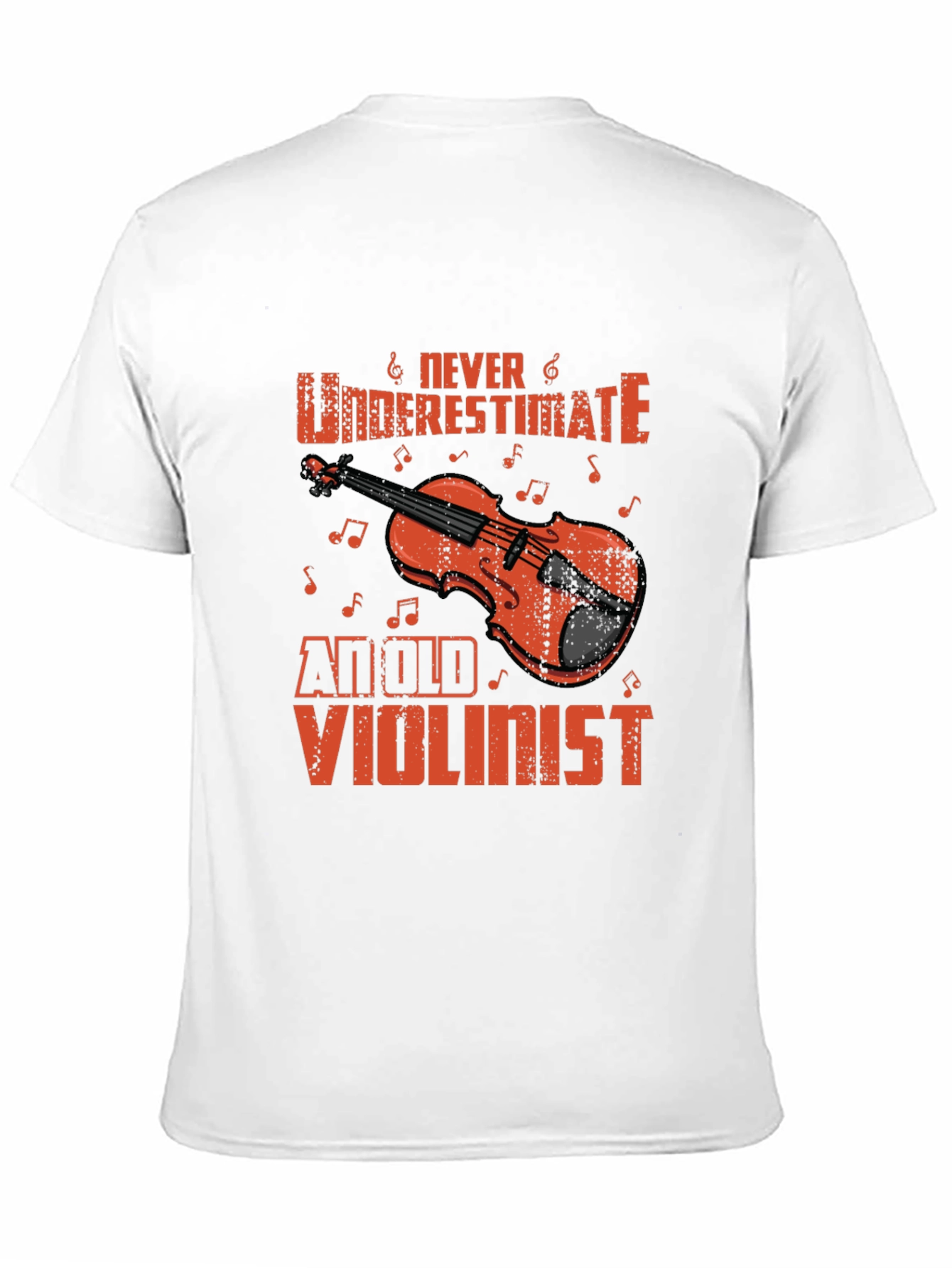 Never Underestimate an Old Violinist T-Shirt