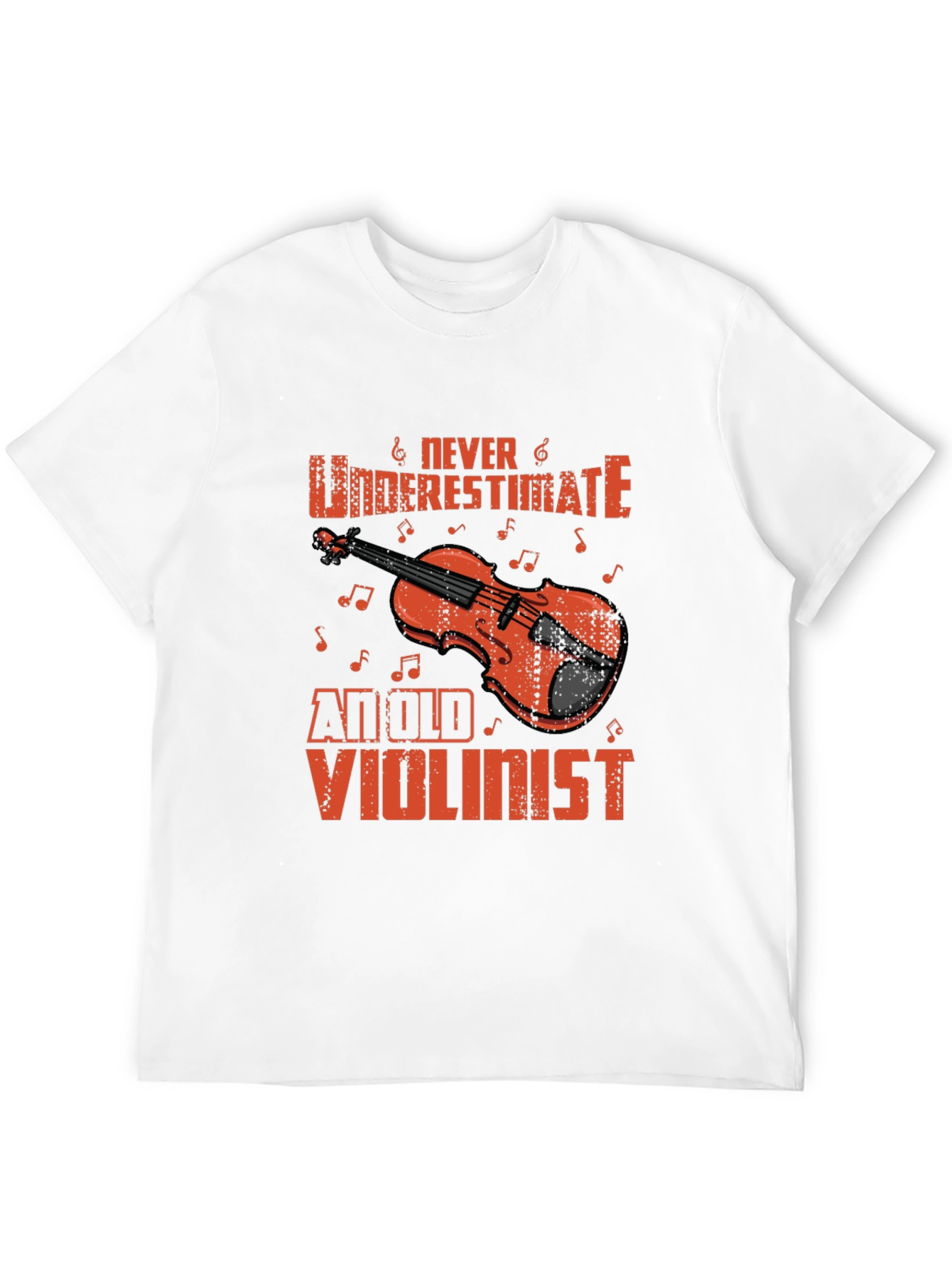 Never Underestimate an Old Violinist T-Shirt