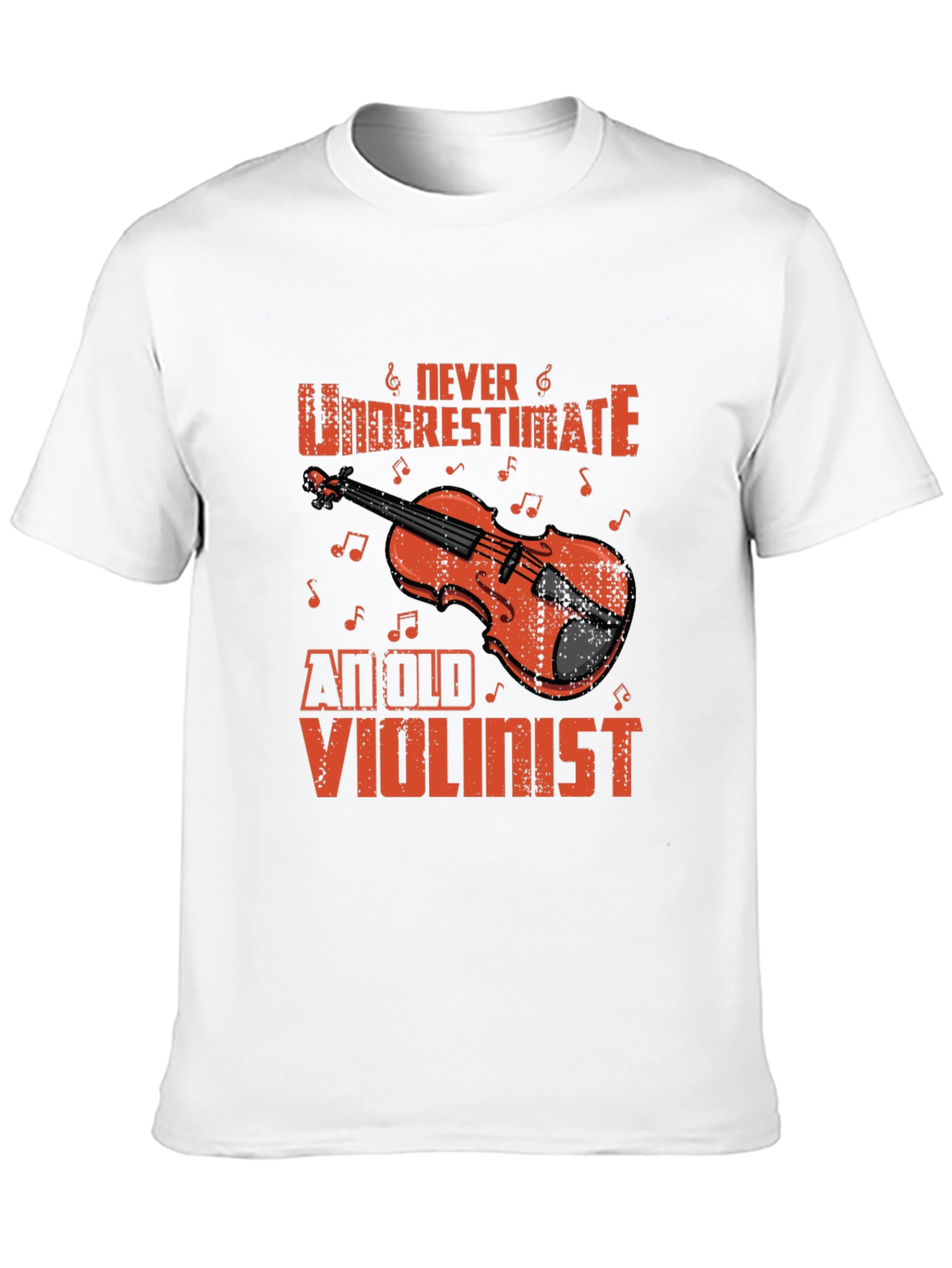 Never Underestimate an Old Violinist T-Shirt