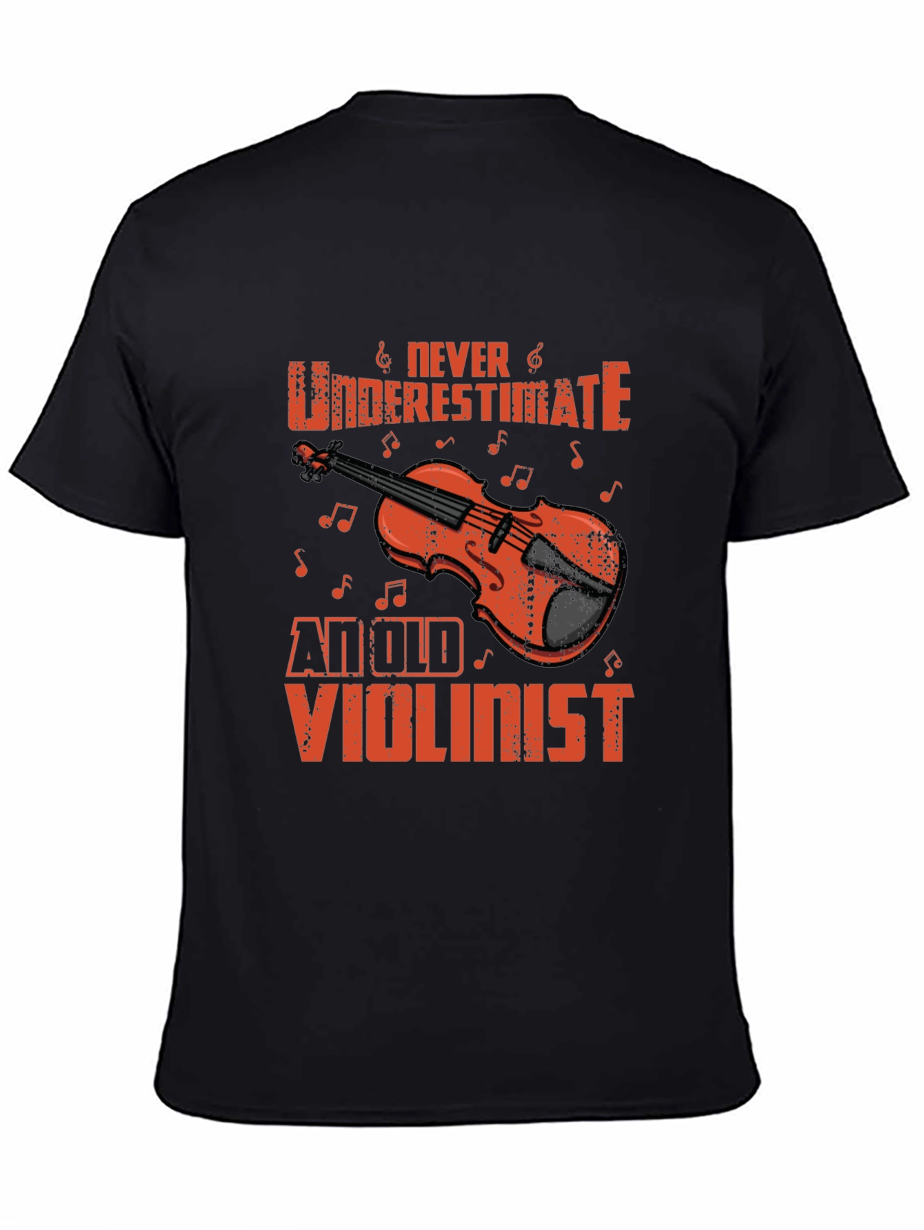Never Underestimate an Old Violinist T-Shirt