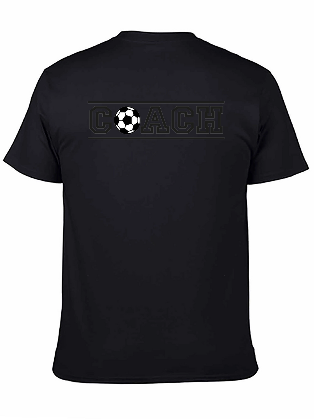 Soccer Coach Black T-Shirt