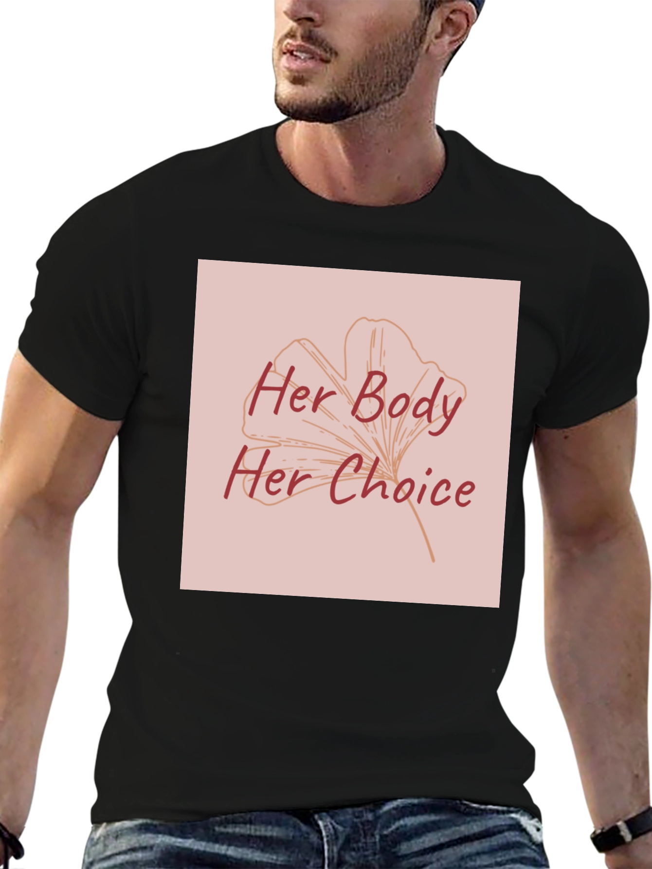 Her Body Her Choice Graphic Tee - Pro Choice T-Shirt
