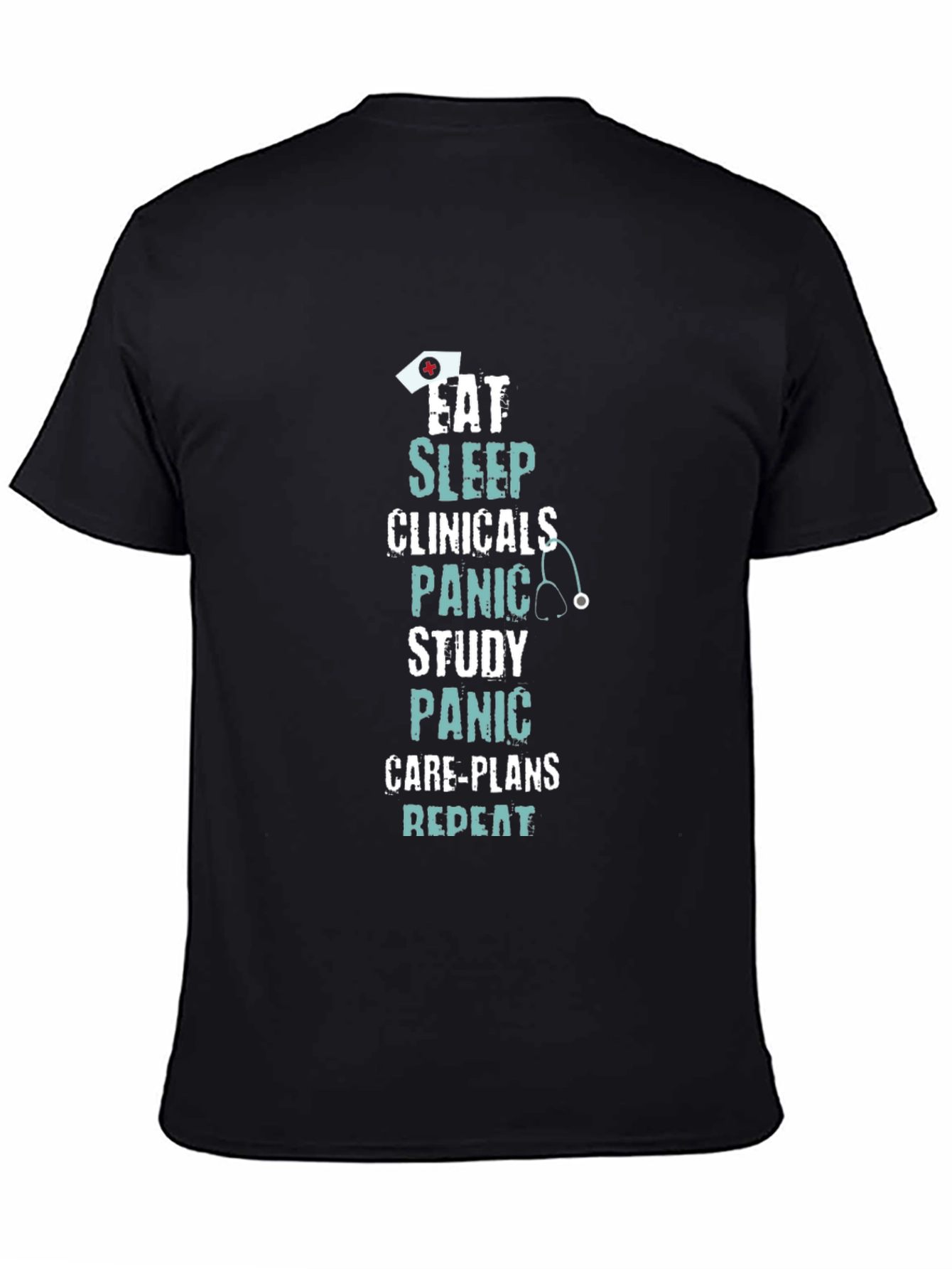 Eat Sleep Clinicals Funny Nurse T-Shirt