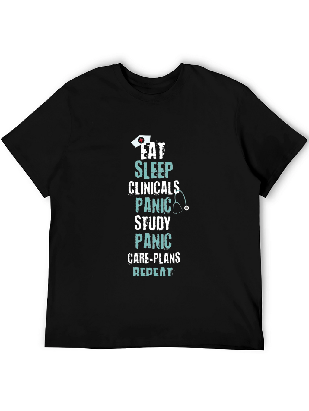 Eat Sleep Clinicals Funny Nurse T-Shirt