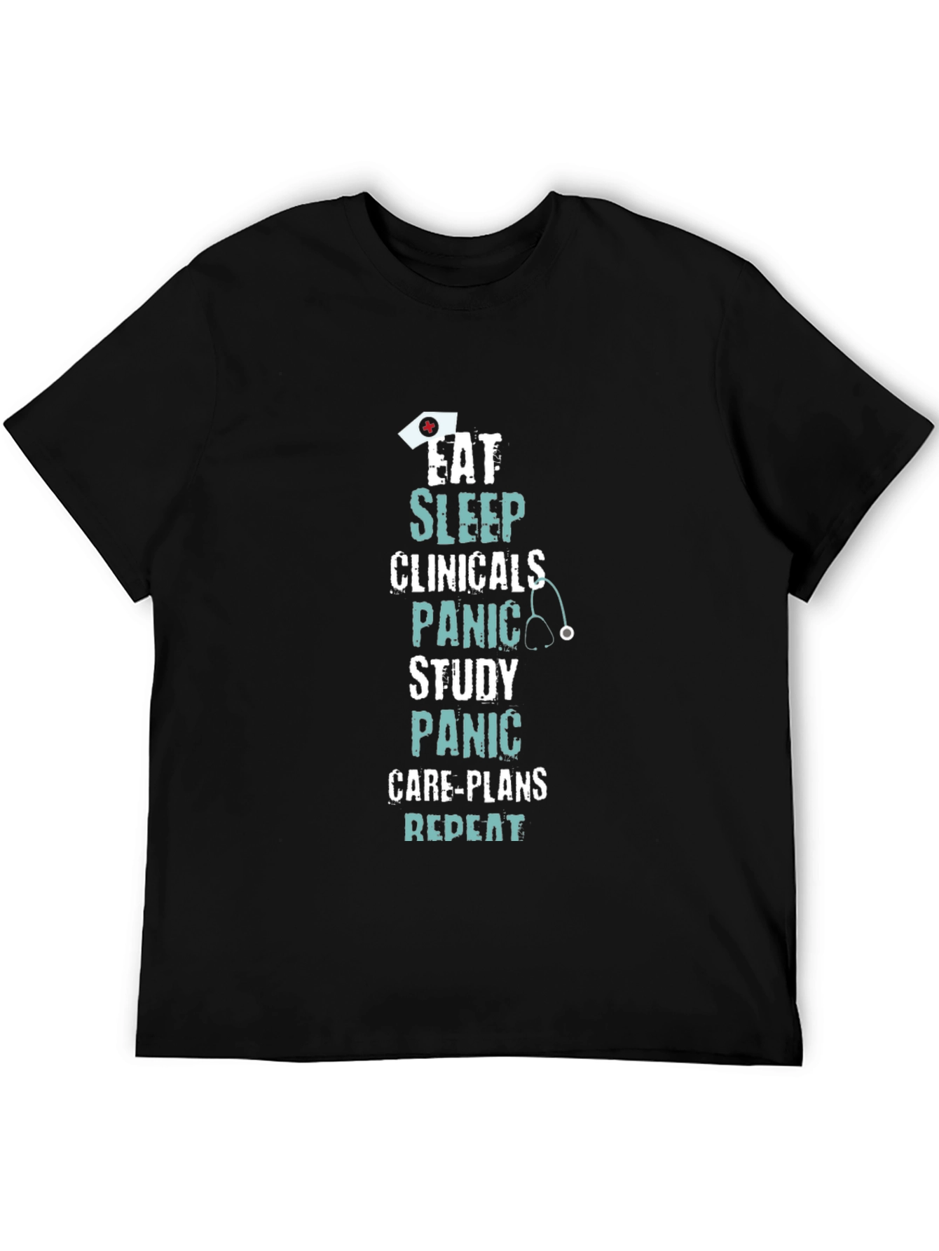 Eat Sleep Clinicals Funny Nurse T-Shirt