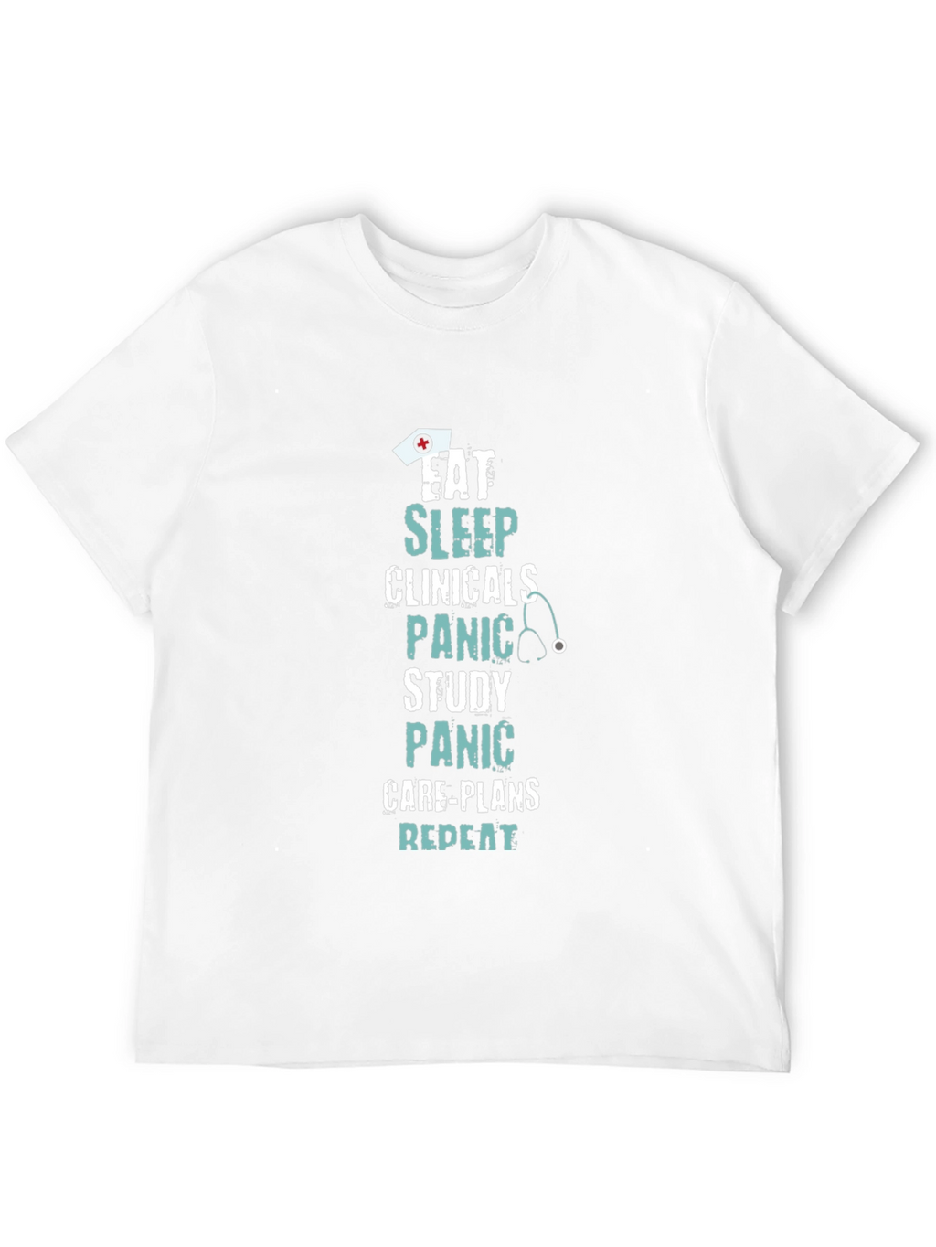 Eat Sleep Clinicals Funny Nurse T-Shirt