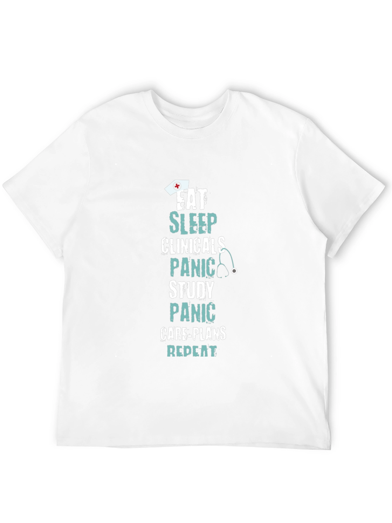 Eat Sleep Clinicals Funny Nurse T-Shirt