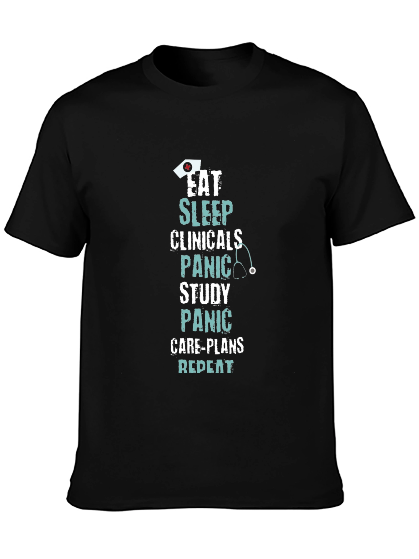 Eat Sleep Clinicals Funny Nurse T-Shirt