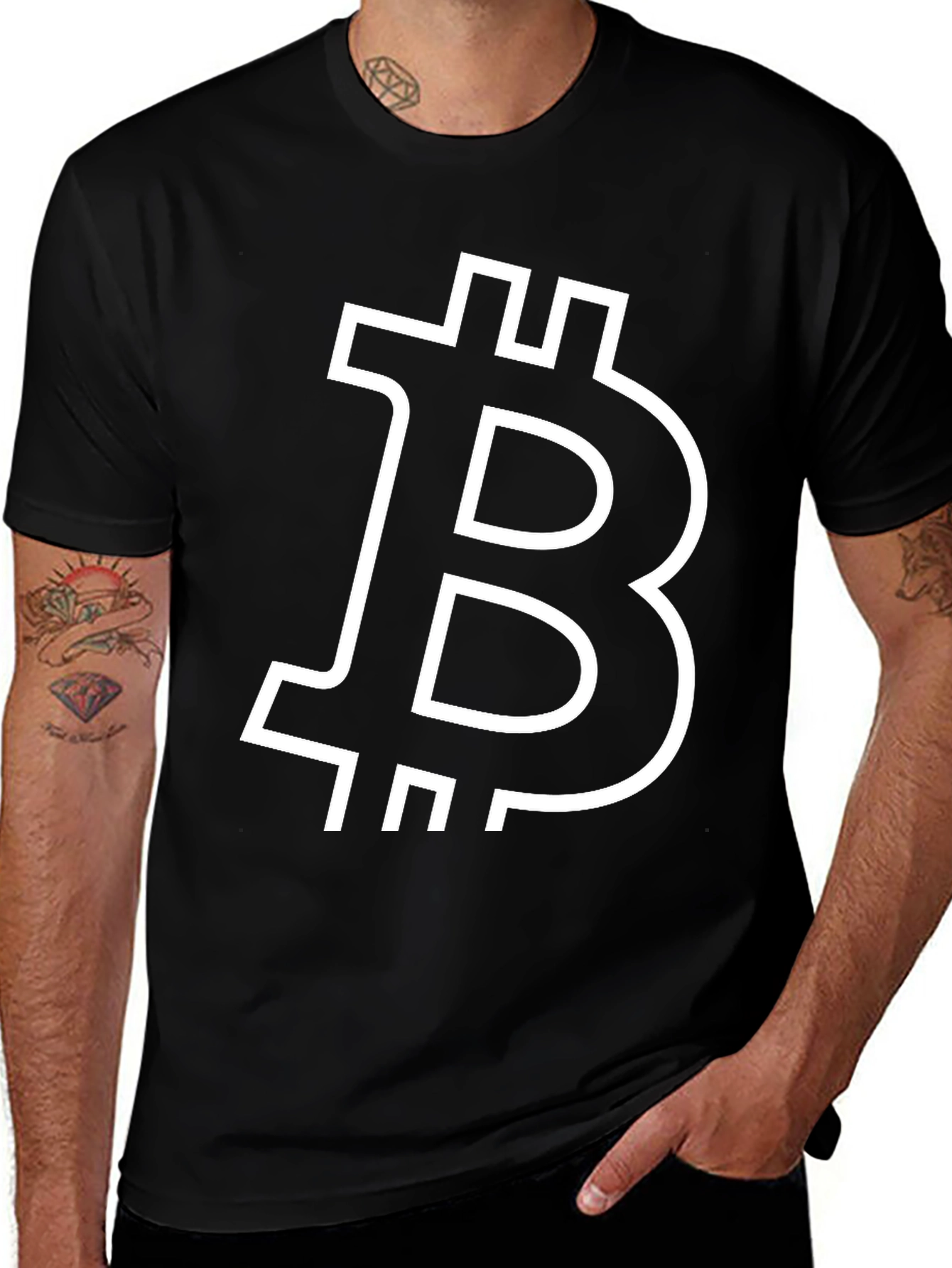 Bitcoin Logo T-Shirt - Crypto Currency Tee