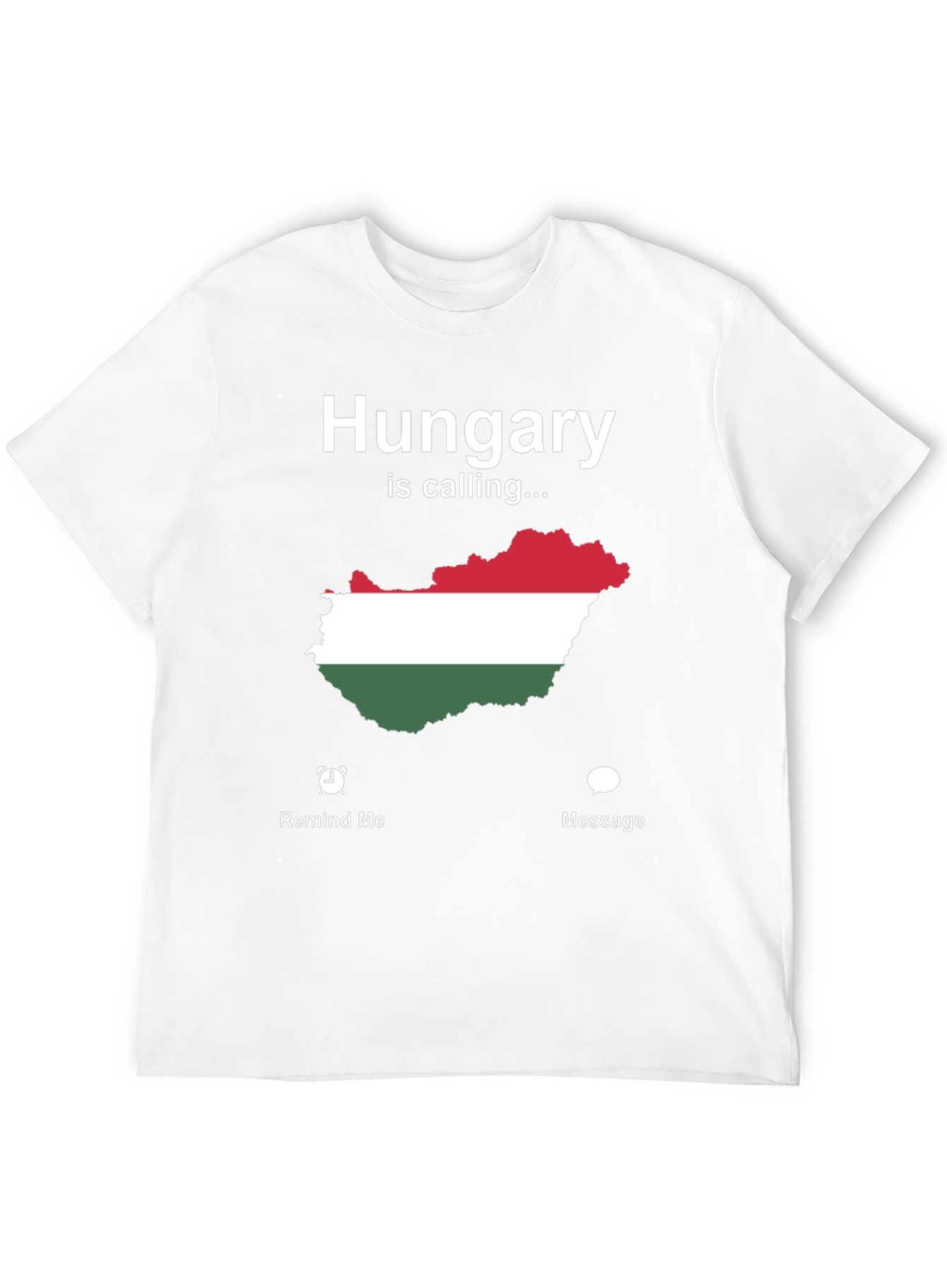 Hungary Is Calling T-Shirt - Novelty Map Tee
