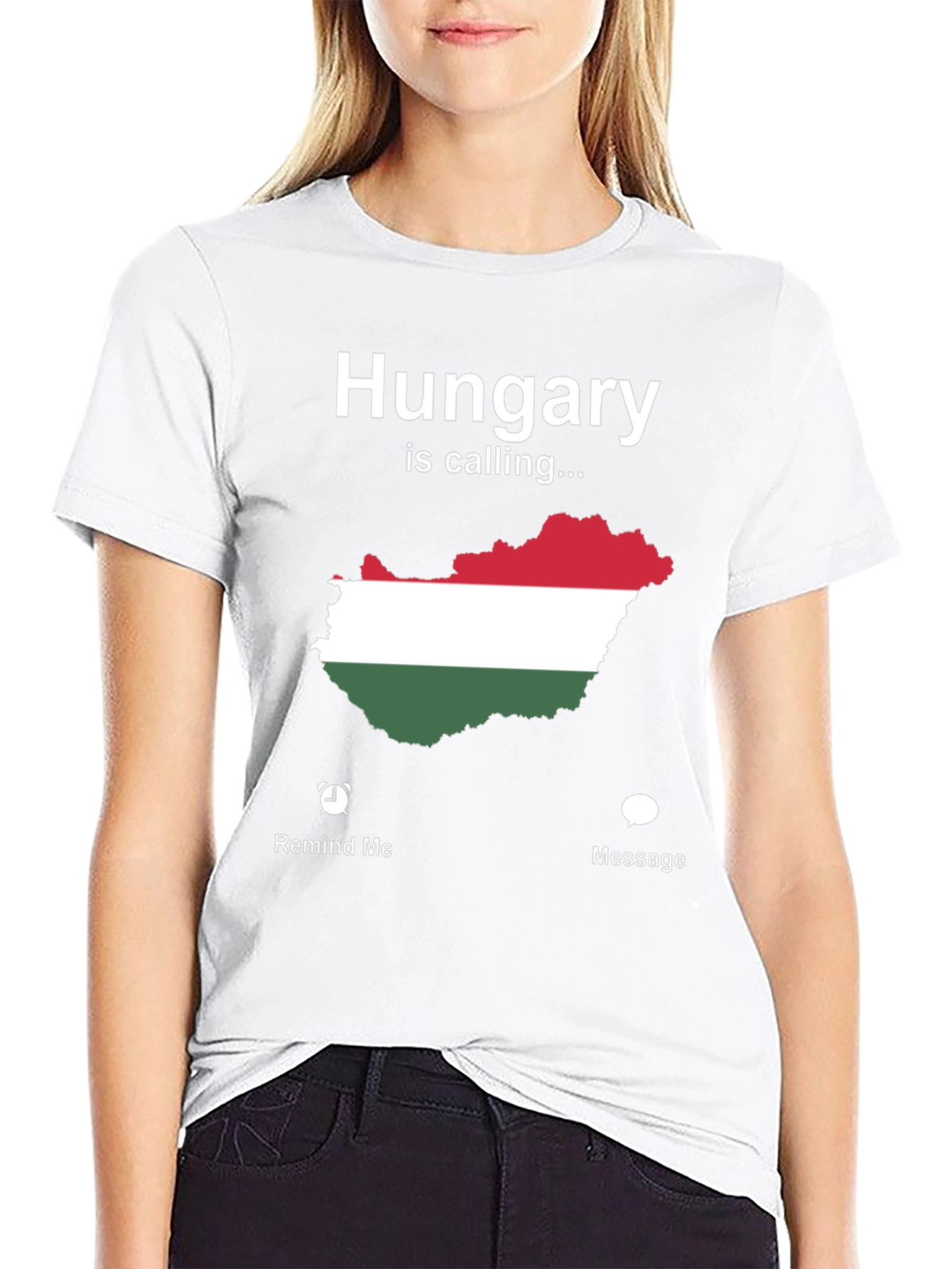 Hungary Is Calling T-Shirt - Novelty Map Tee