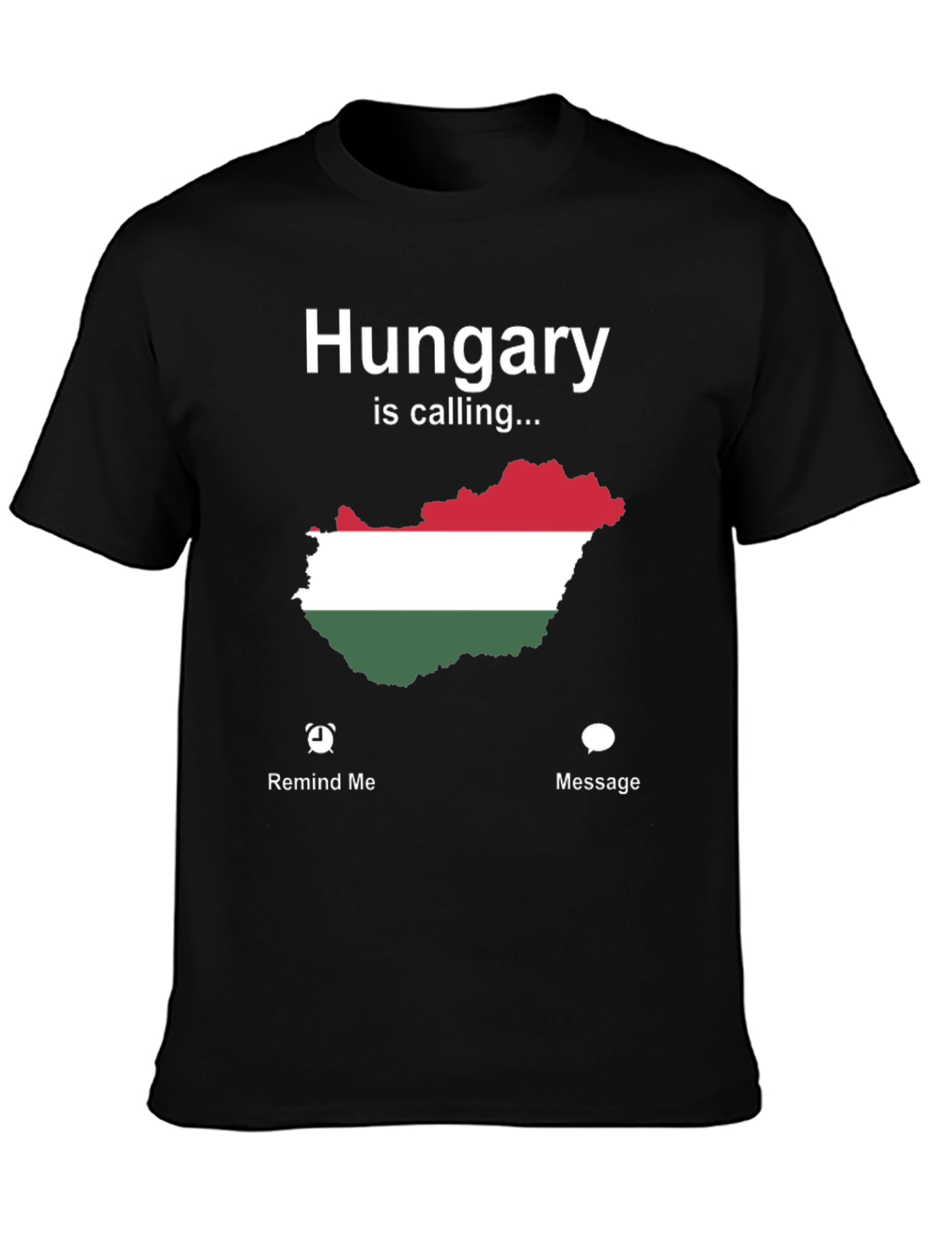 Hungary Is Calling T-Shirt - Novelty Map Tee