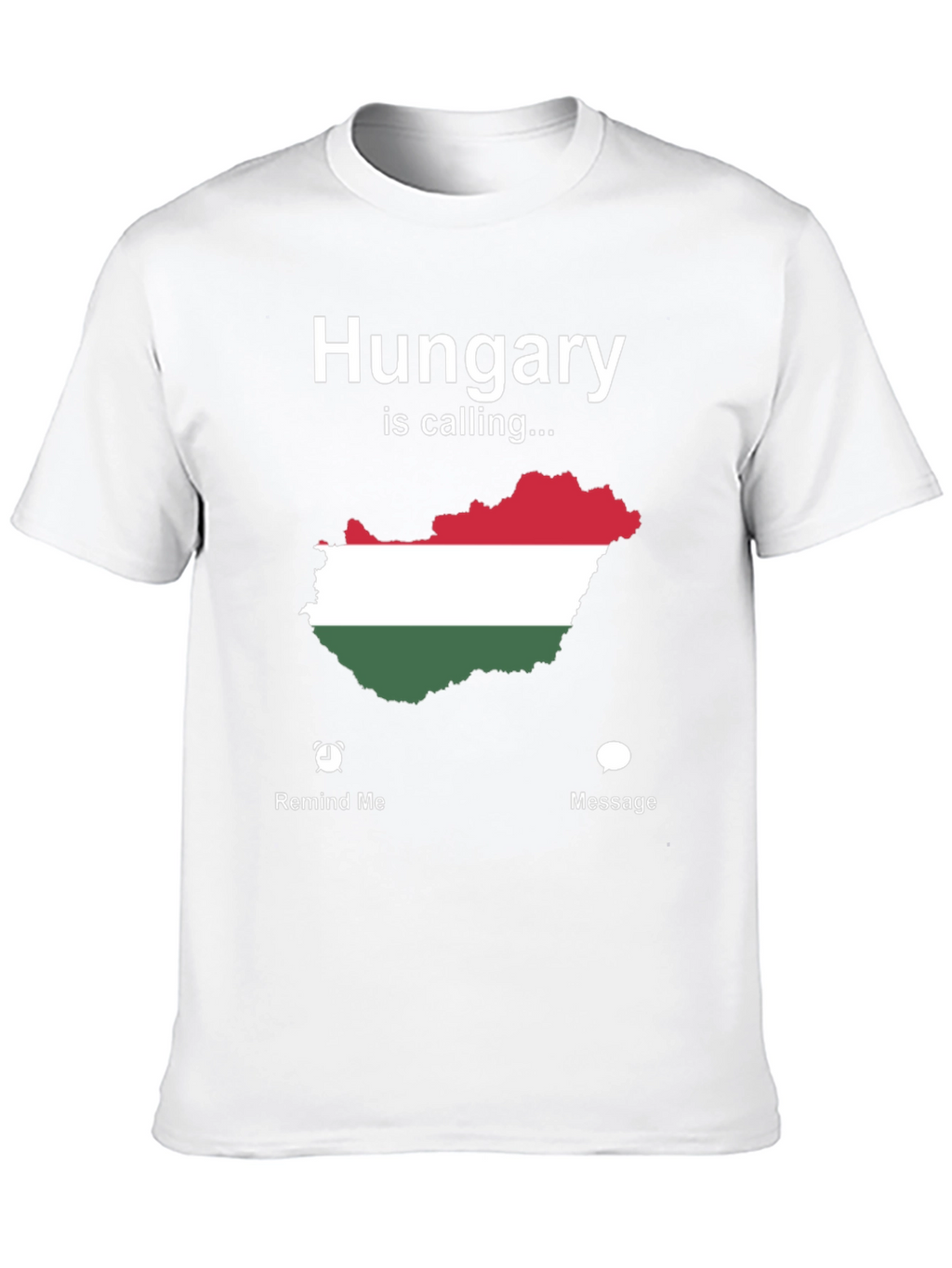 Hungary Is Calling T-Shirt - Novelty Map Tee