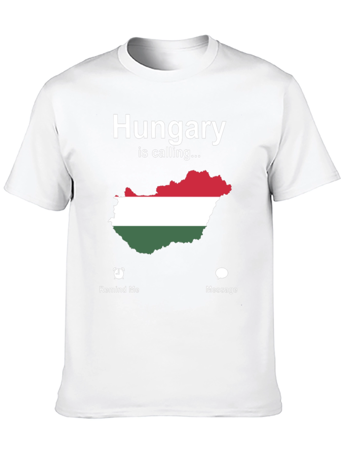 Hungary Is Calling T-Shirt - Novelty Map Tee