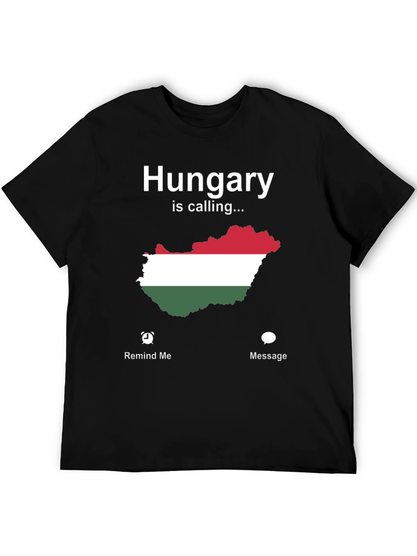 Hungary Is Calling T-Shirt - Novelty Map Tee