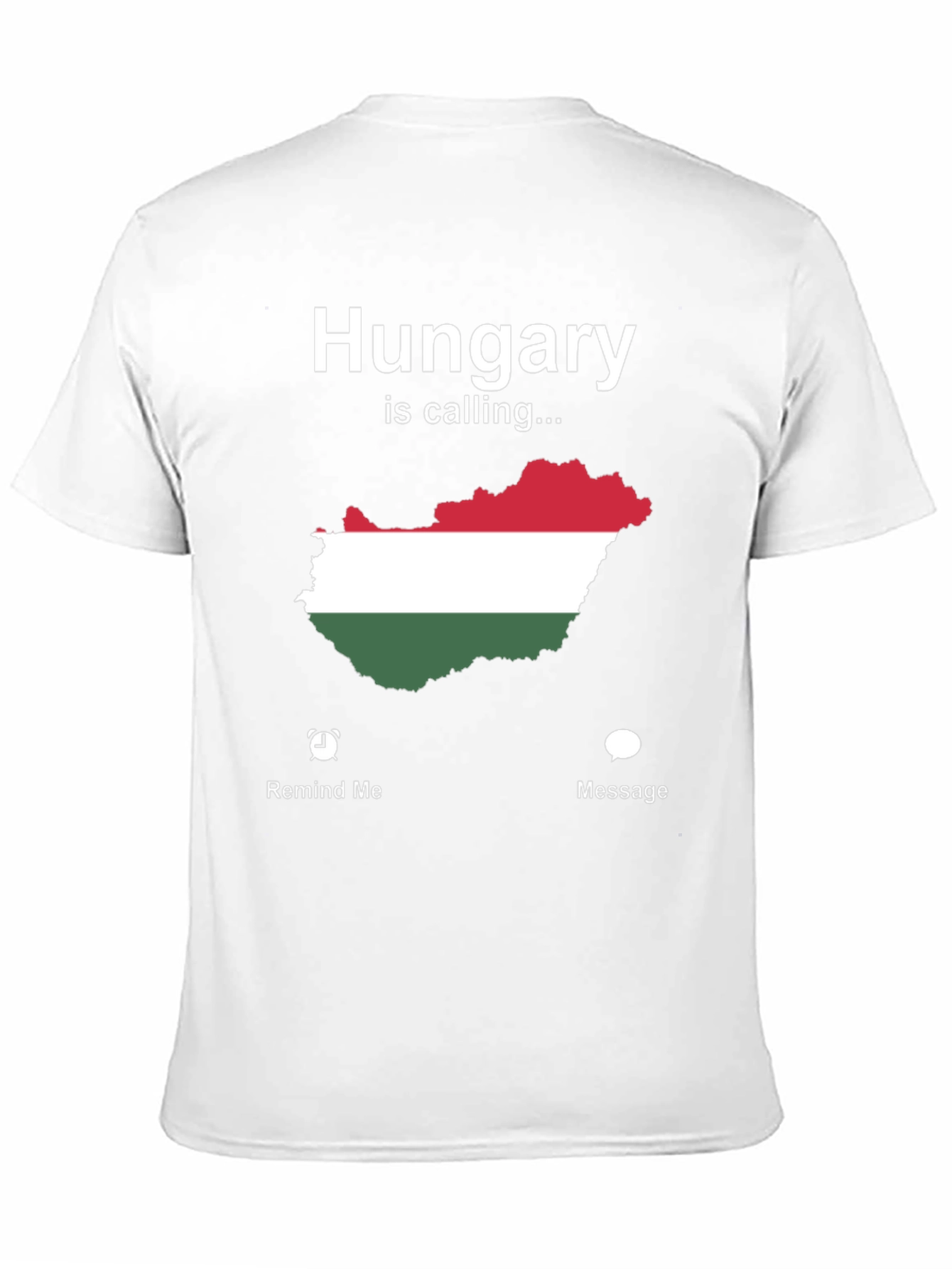Hungary Is Calling T-Shirt - Novelty Map Tee