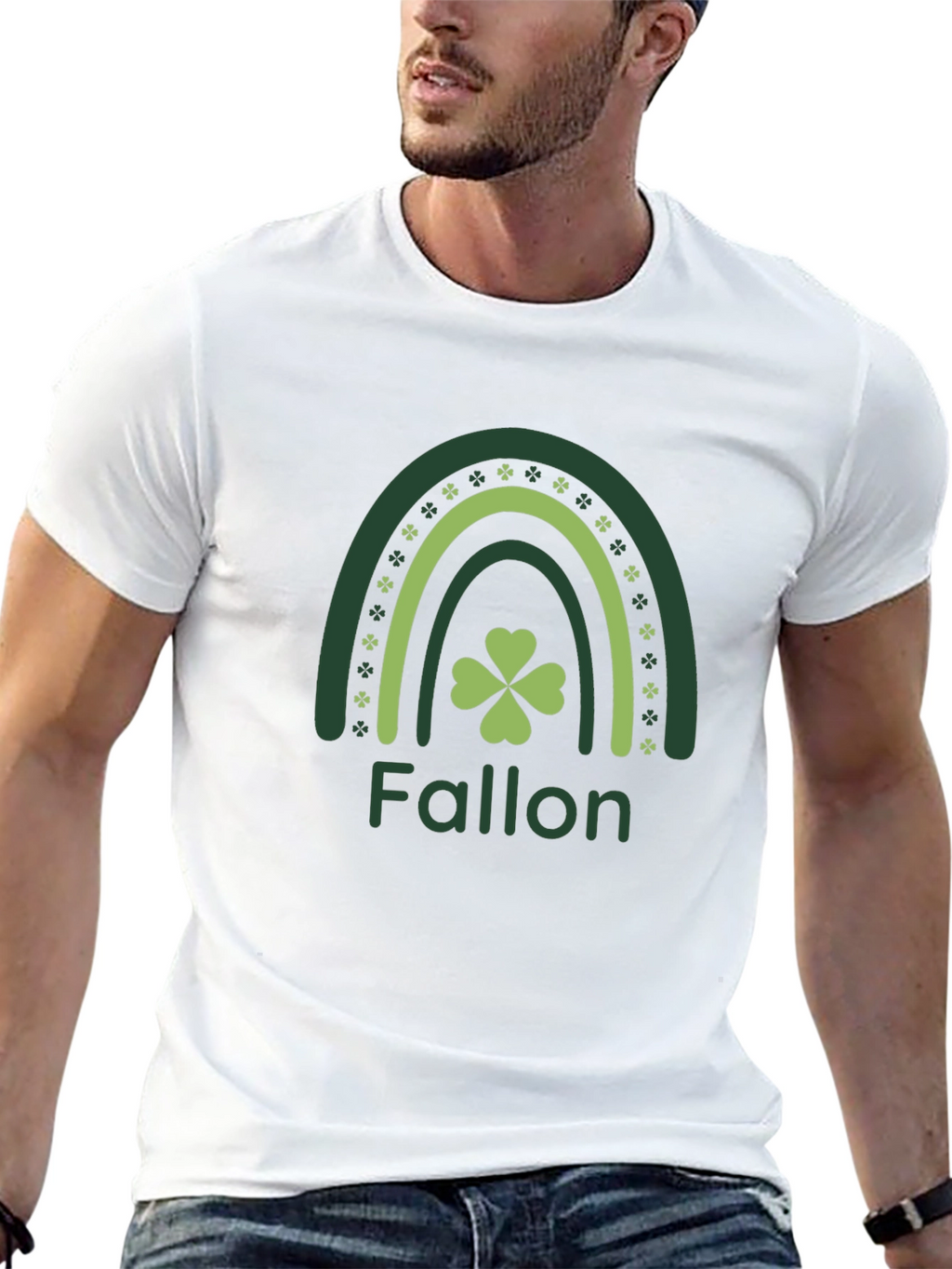 Fallon Shamrock Rainbow T-Shirt