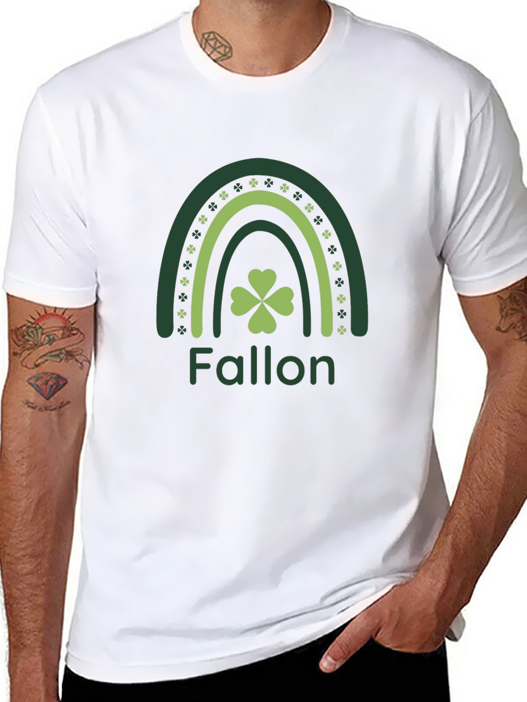 Fallon Shamrock Rainbow T-Shirt