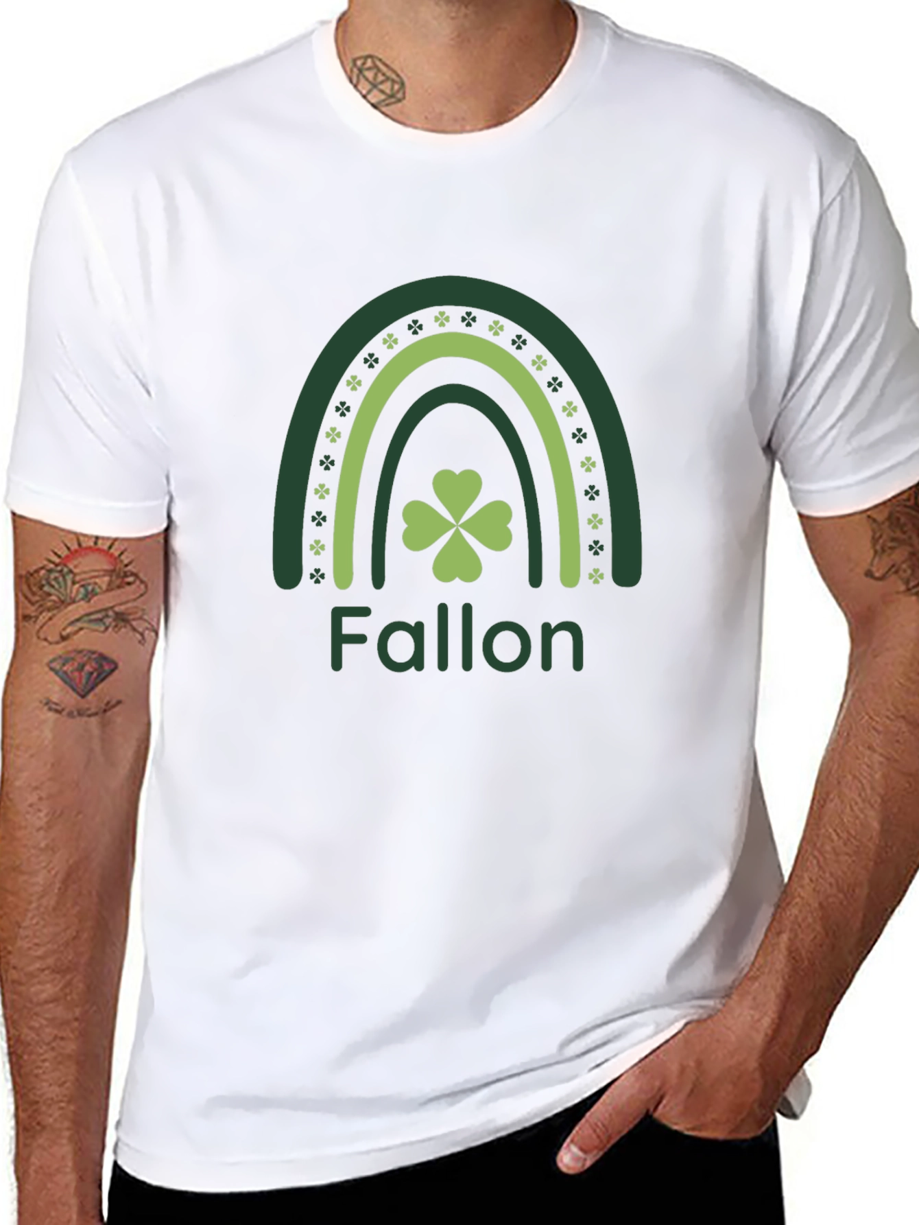 Fallon Shamrock Rainbow T-Shirt
