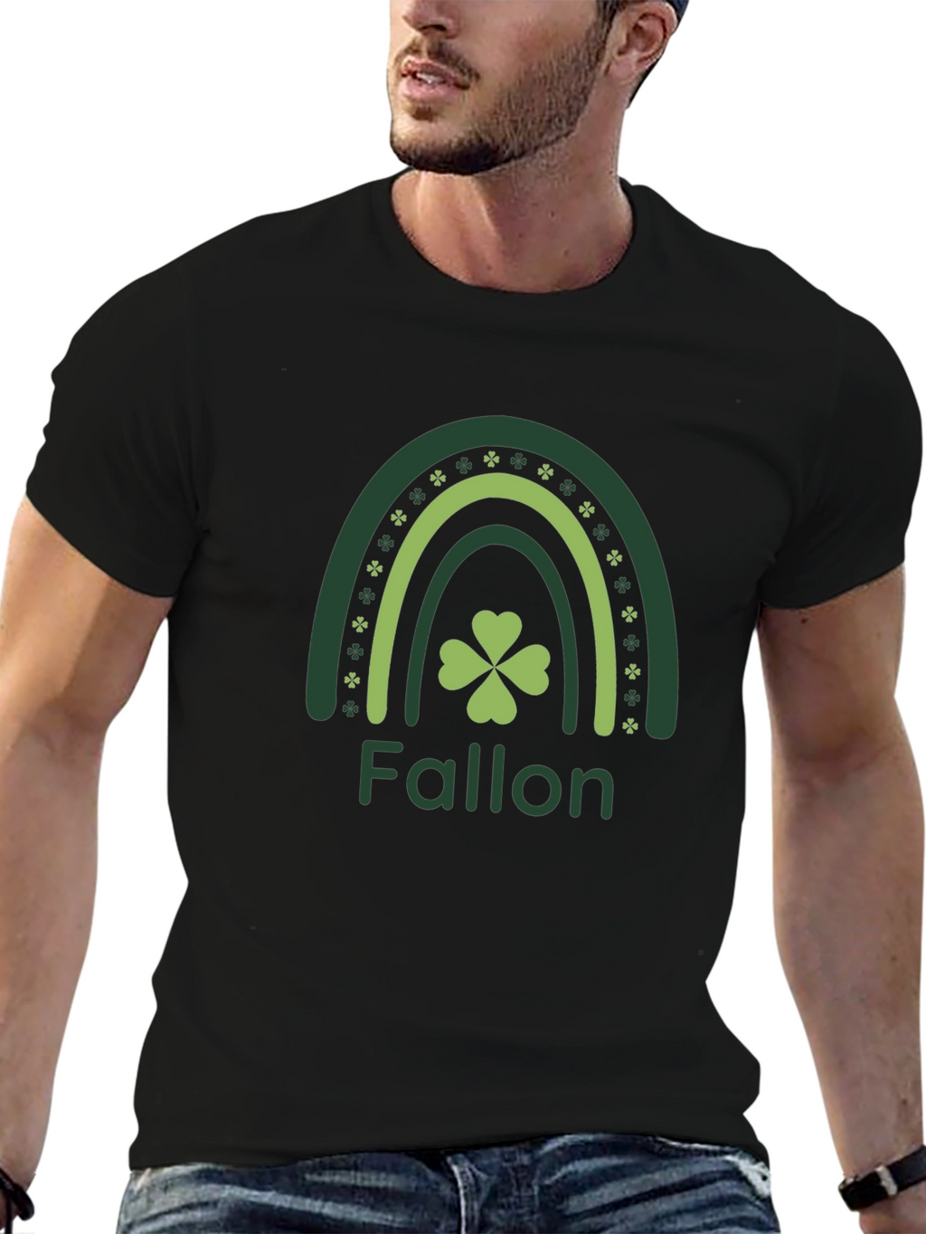 Fallon Shamrock Rainbow T-Shirt