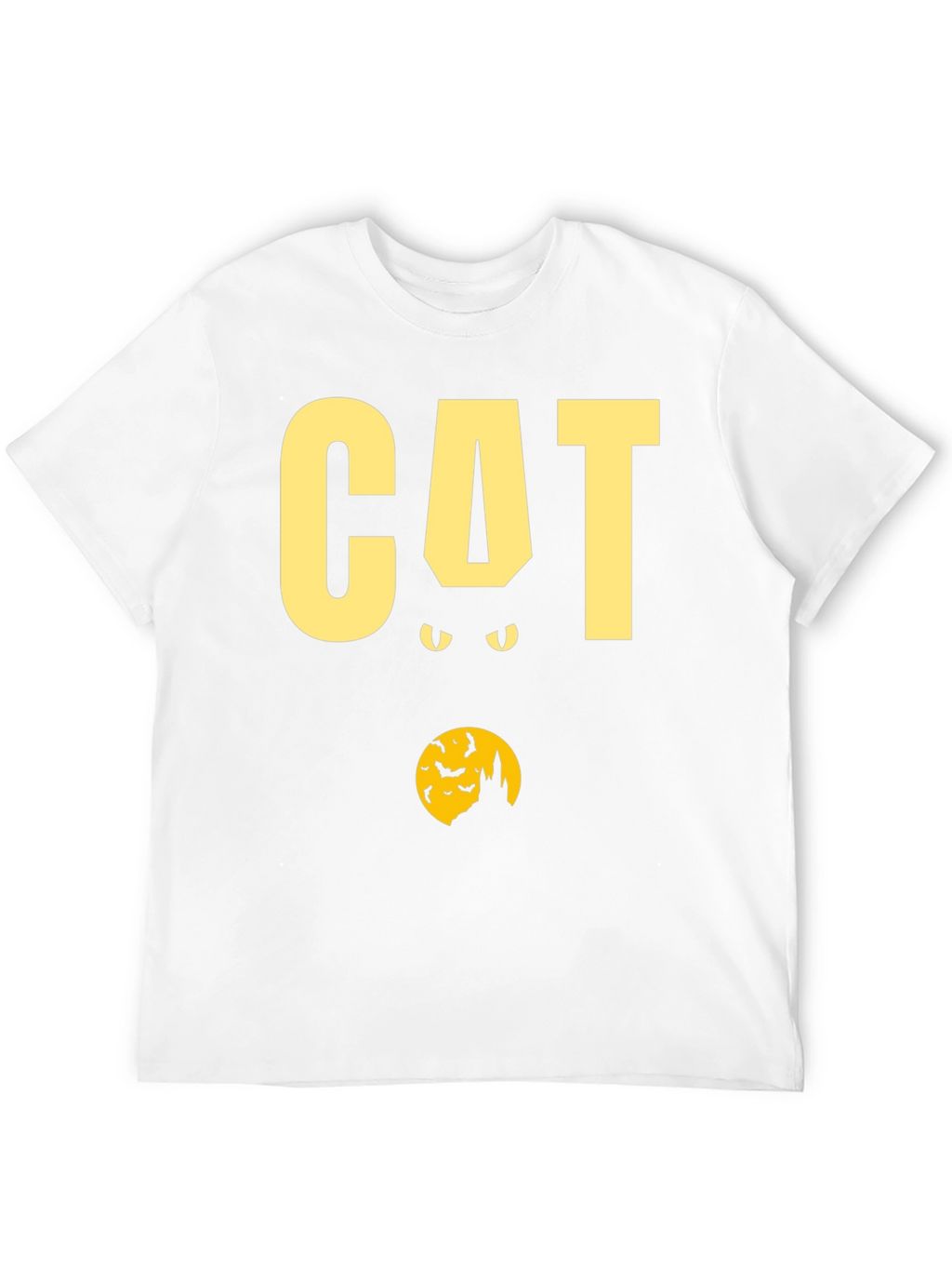 Halloween Cat Graphic T-Shirt - Spooky Season Tee