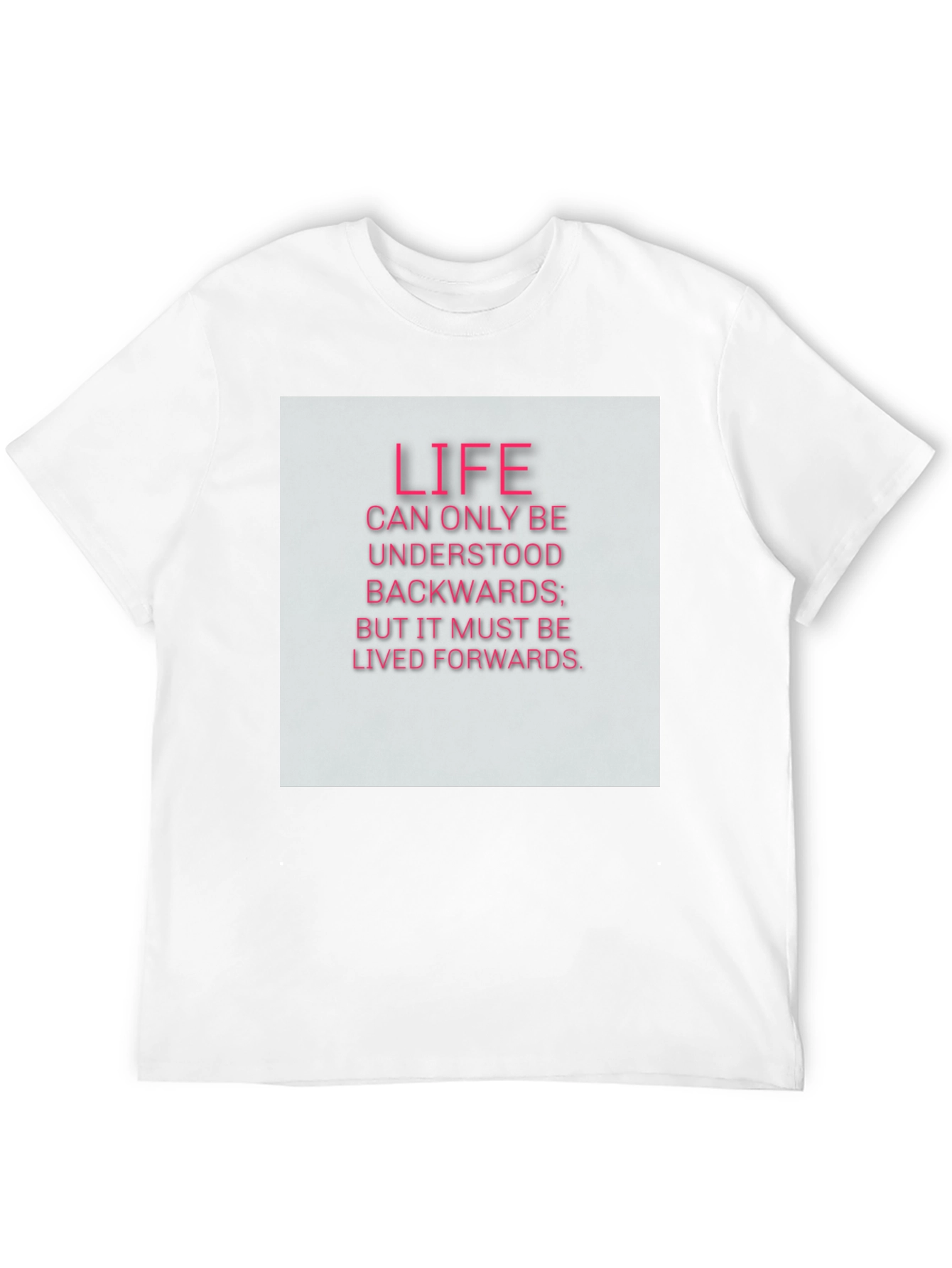 Life Quote T-Shirt - Black