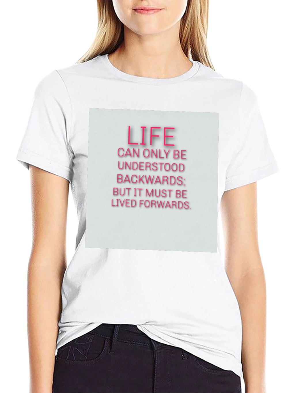 Life Quote T-Shirt - Black