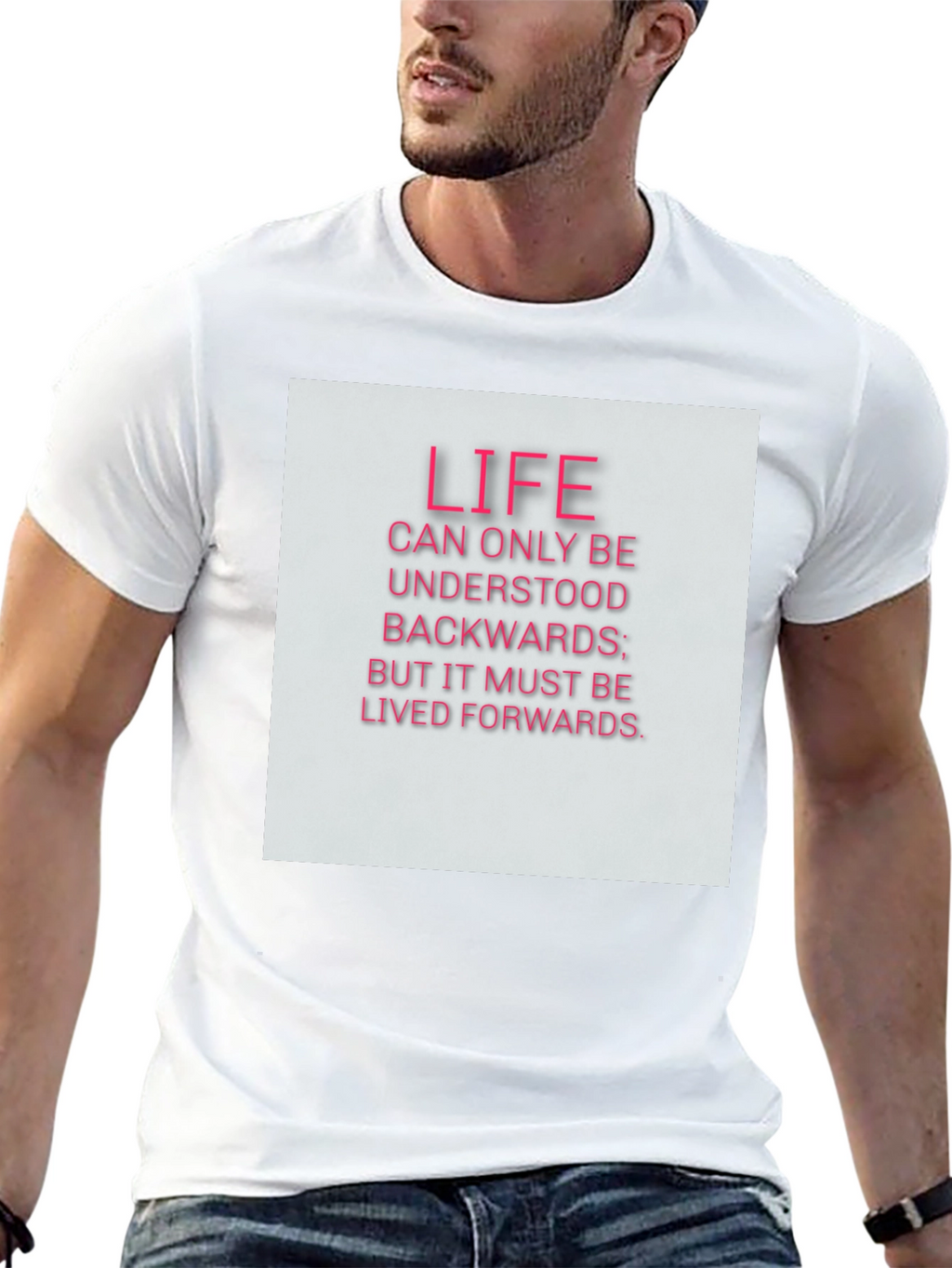Life Quote T-Shirt - Black