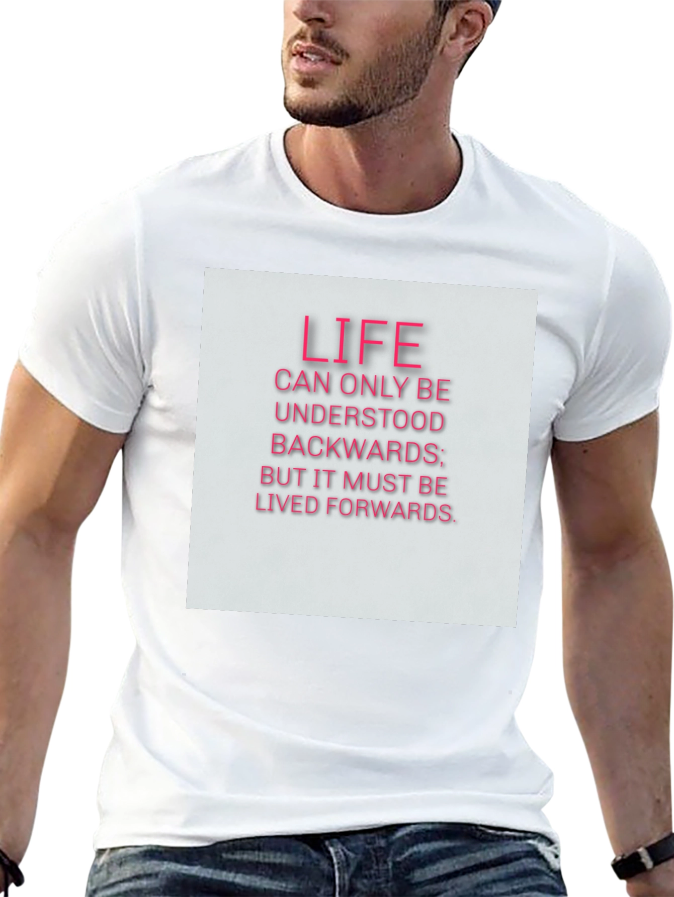 Life Quote T-Shirt - Black