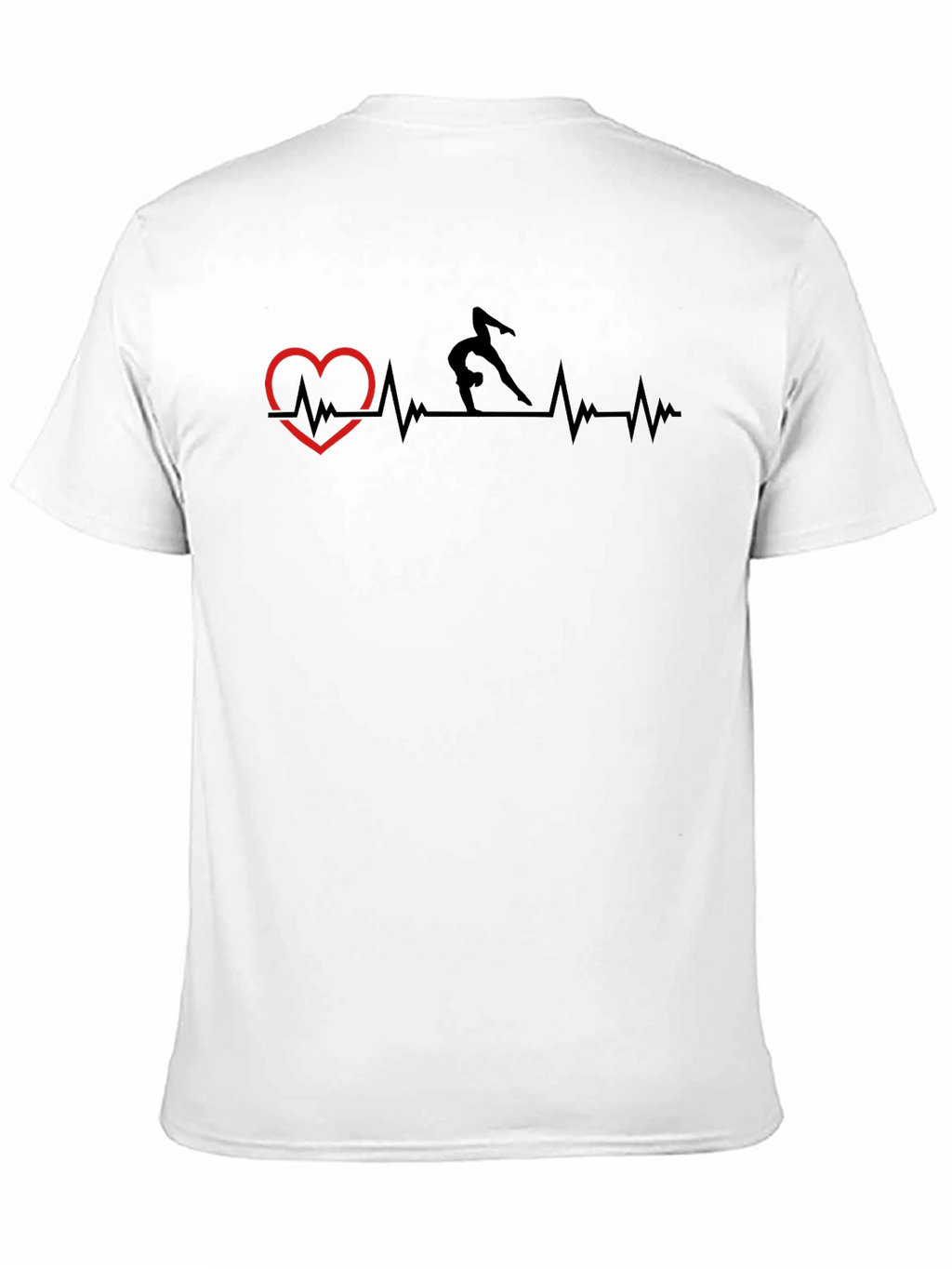 Gymnastics Heartbeat T-Shirt - Passion Meets Style